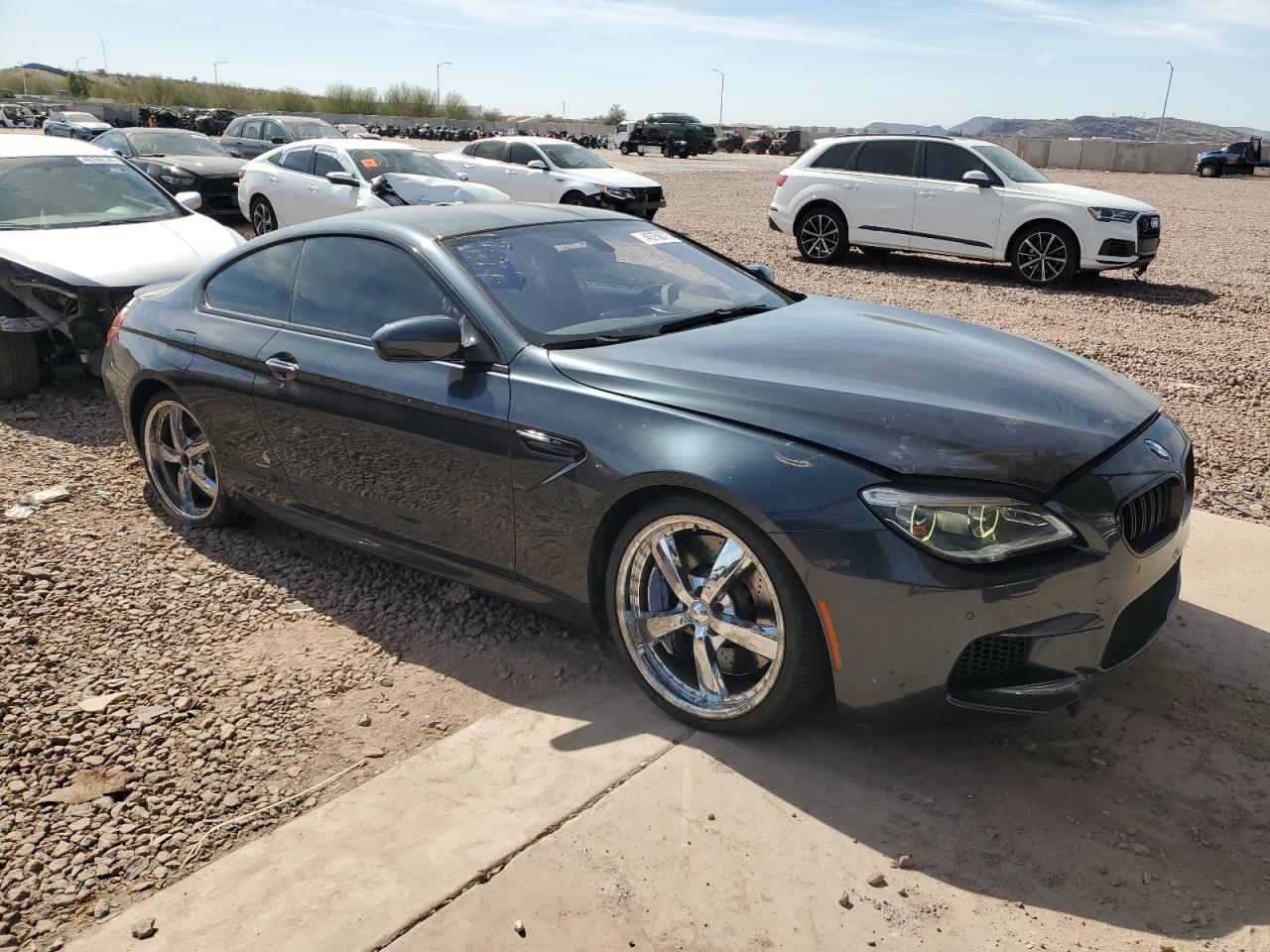 2016 BMW M6 VIN WBS6J9C51GD934487 Copart auction photo, vandalism damage thumbnail 4