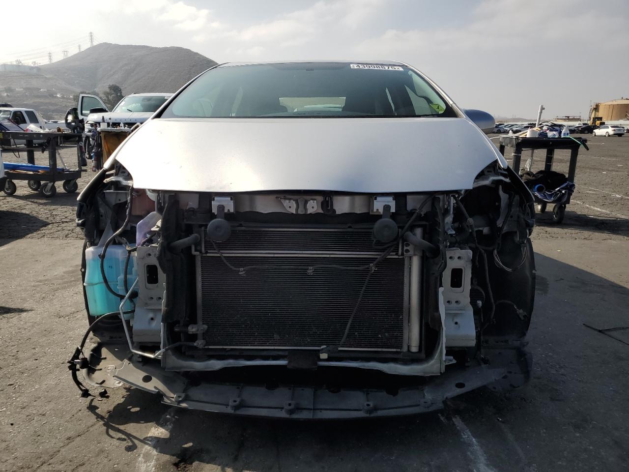 2012 Toyota Prius VIN JTDKN3DU9C5493709 Copart auction photo, front end damage thumbnail 5