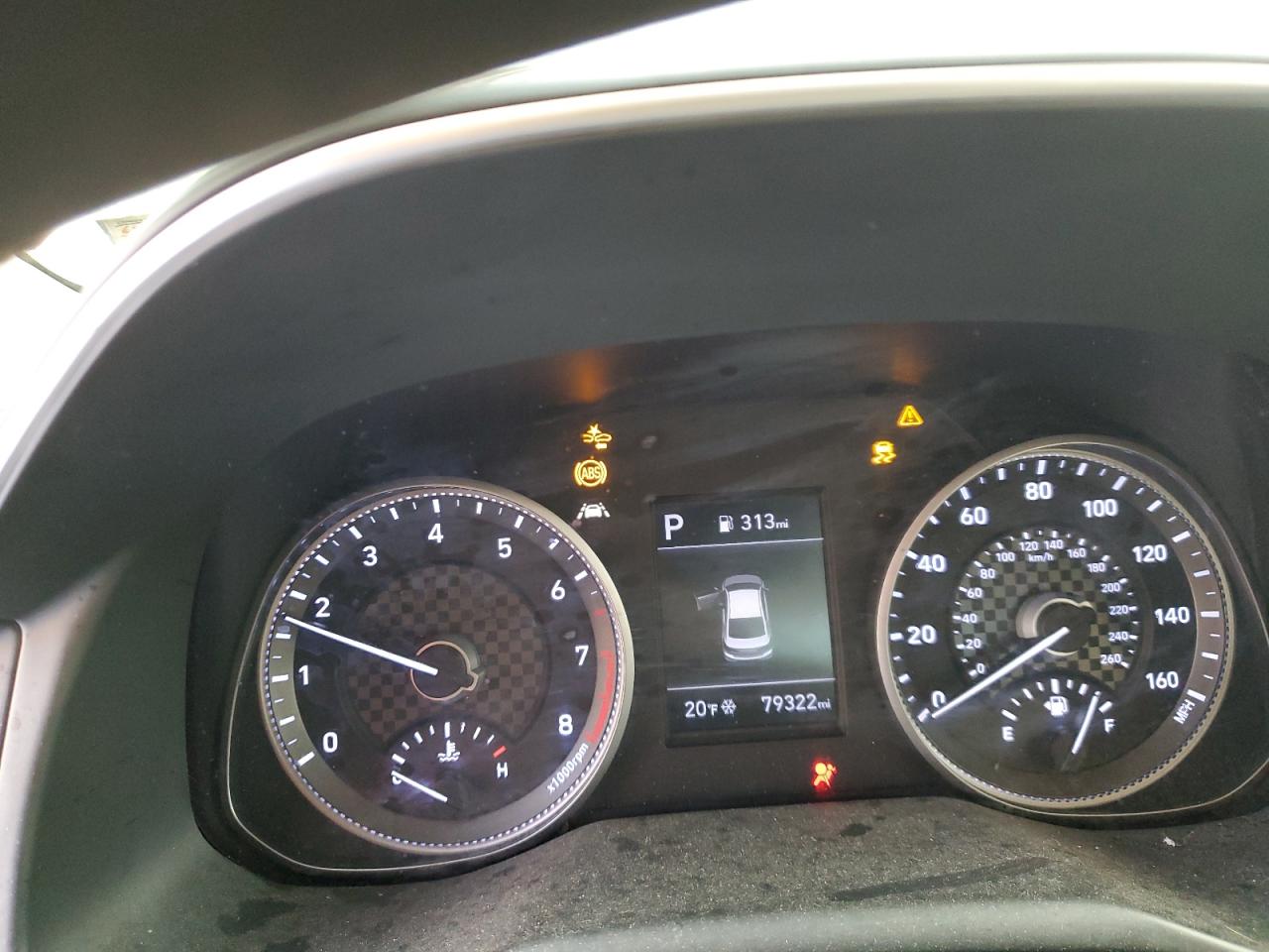 2020 Hyundai Elantra VIN 5NPD84LF0LH623935 Copart auction photo, all over damage thumbnail 9