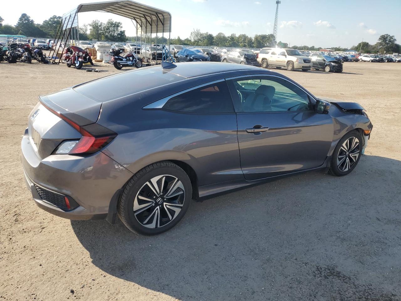 2017 Honda Civic VIN 2HGFC3B35HH352221 Copart auction photo, front end damage thumbnail 3