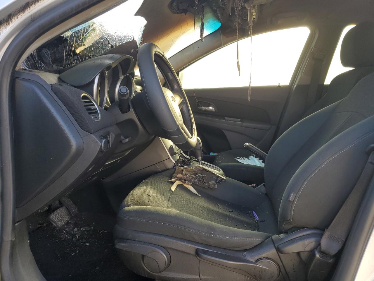 2011 Chevrolet Cruze VIN 1G1PE5S93B7292853 Copart auction photo, burn - engine / burn - interior damage thumbnail 7