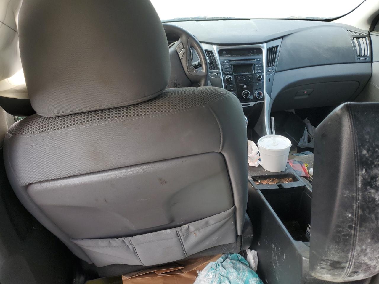 2014 Hyundai Sonata VIN 5NPEB4ACXEH858926 Copart auction photo, side / front end damage thumbnail 8