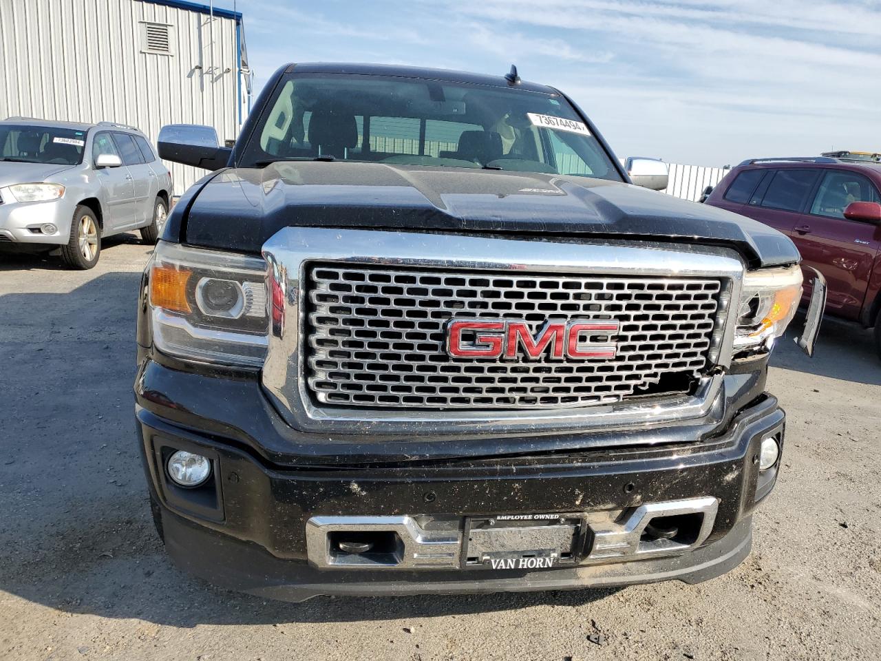 2015 GMC Sierra VIN 3GTU2WEC1FG385607 Copart auction photo, front end damage thumbnail 5