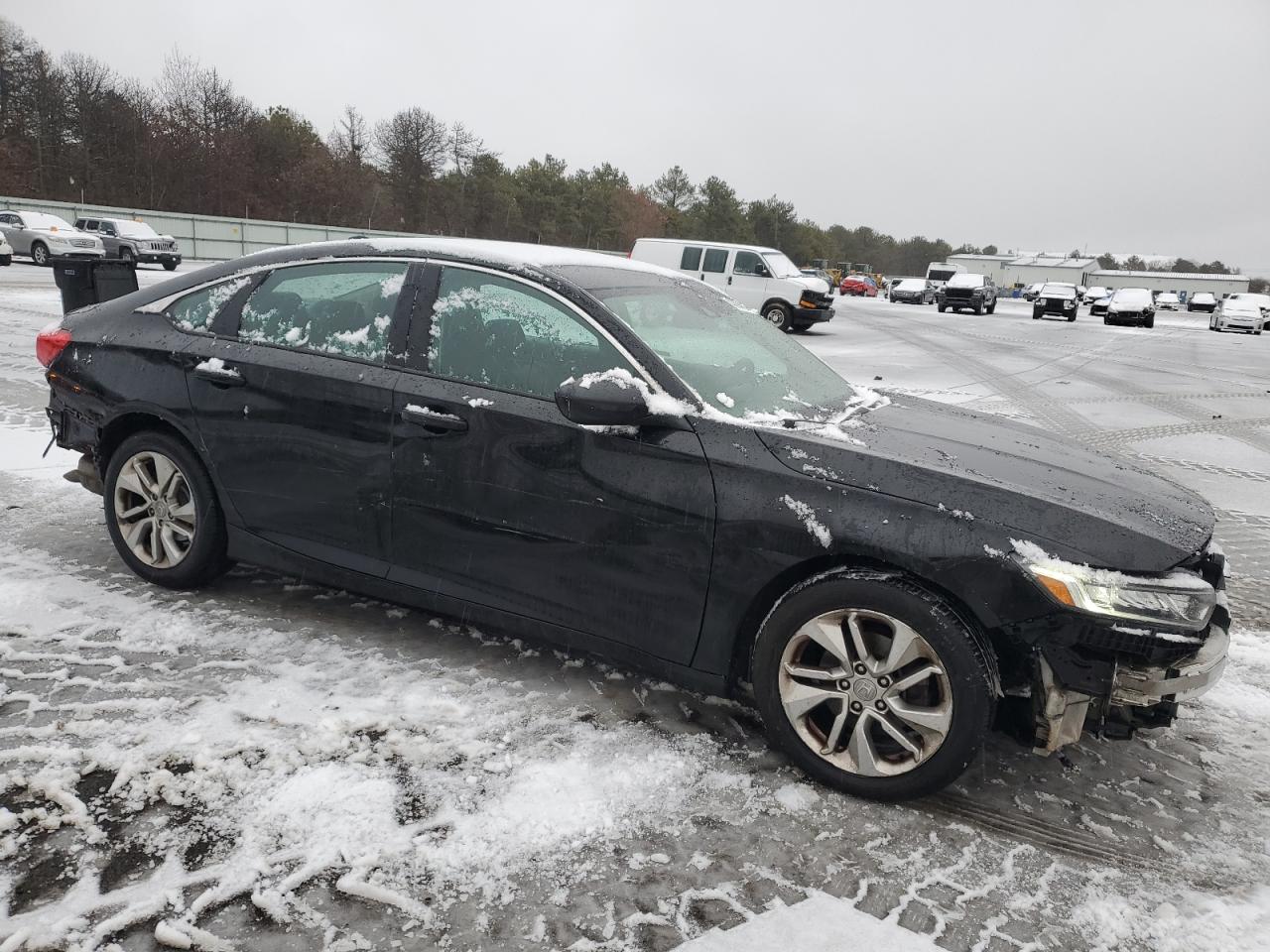 2018 Honda Accord VIN 1HGCV1F1XJA268796 Copart auction photo, front end / rear end damage thumbnail 4