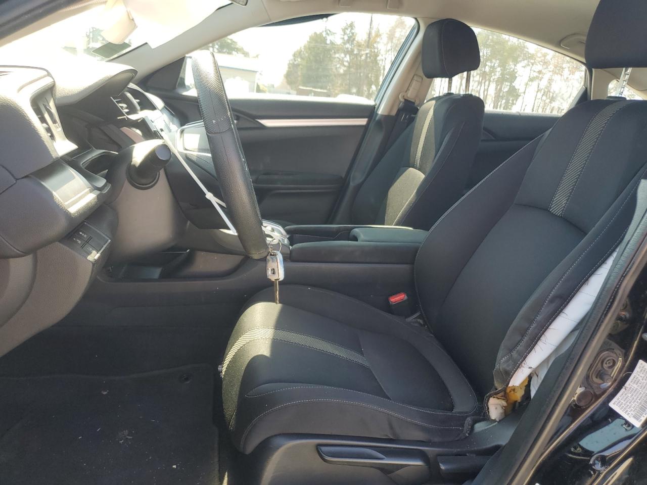 2017 Honda Civic VIN 19XFC2F60HE010569 Copart auction photo, side damage thumbnail 7