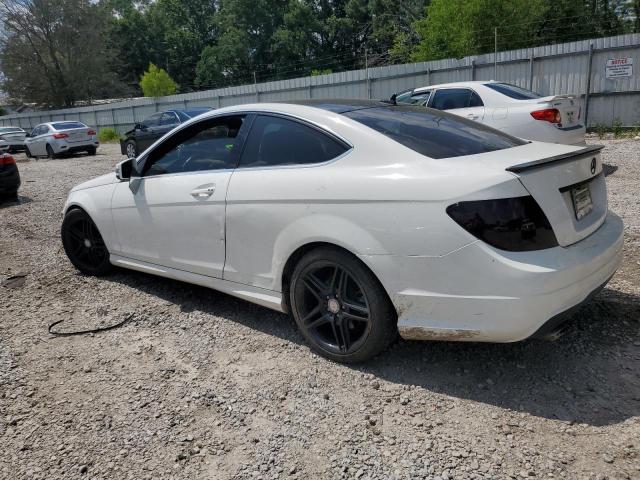 2013 Mercedes-Benz C-klasse VIN WDDGJ4HB8DG023991 Copart auction photo, front end damage thumbnail 2
