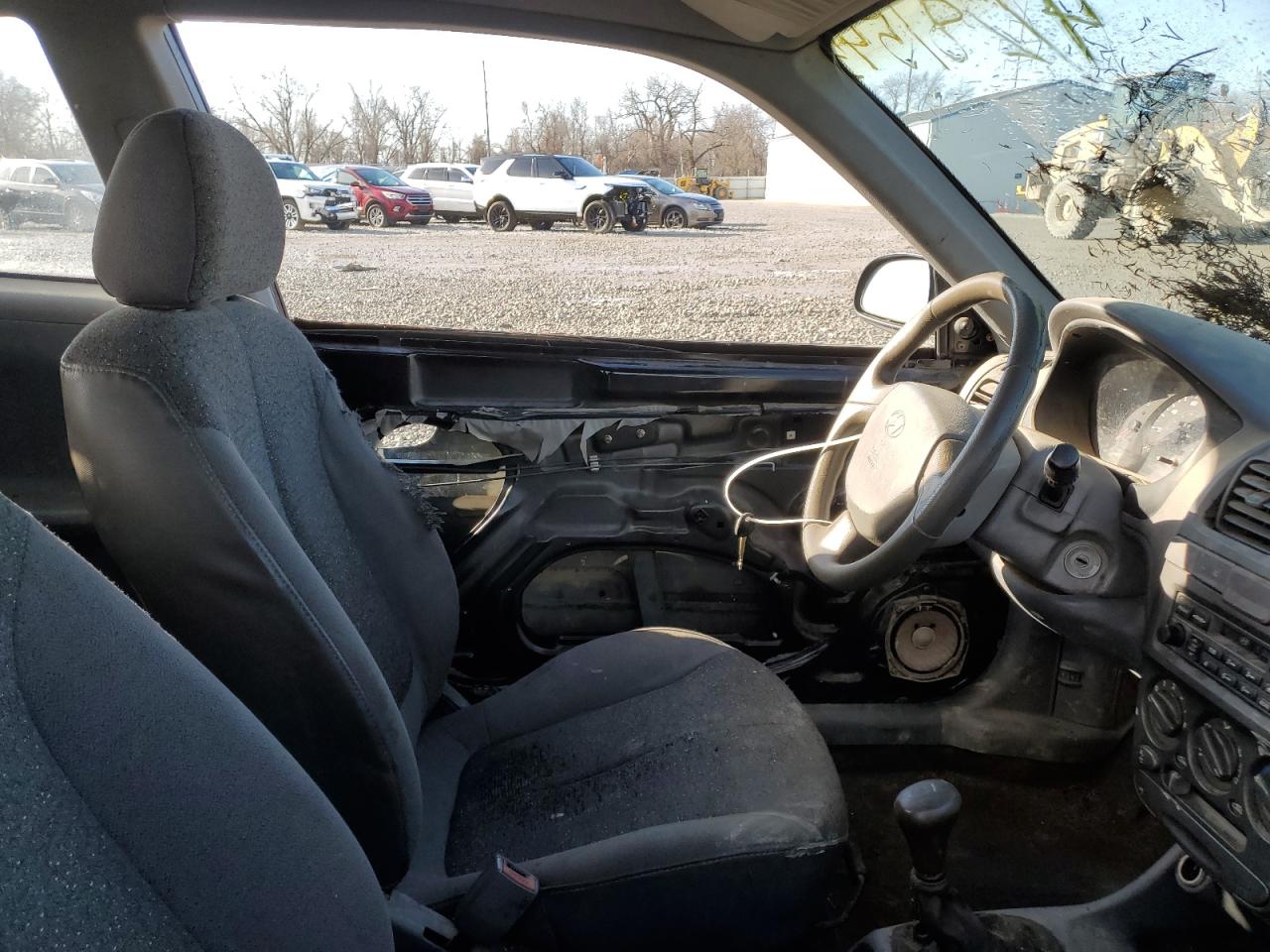2002 Hyundai Accent VIN KMHCF35G22U174792 Copart auction photo, all over damage thumbnail 7