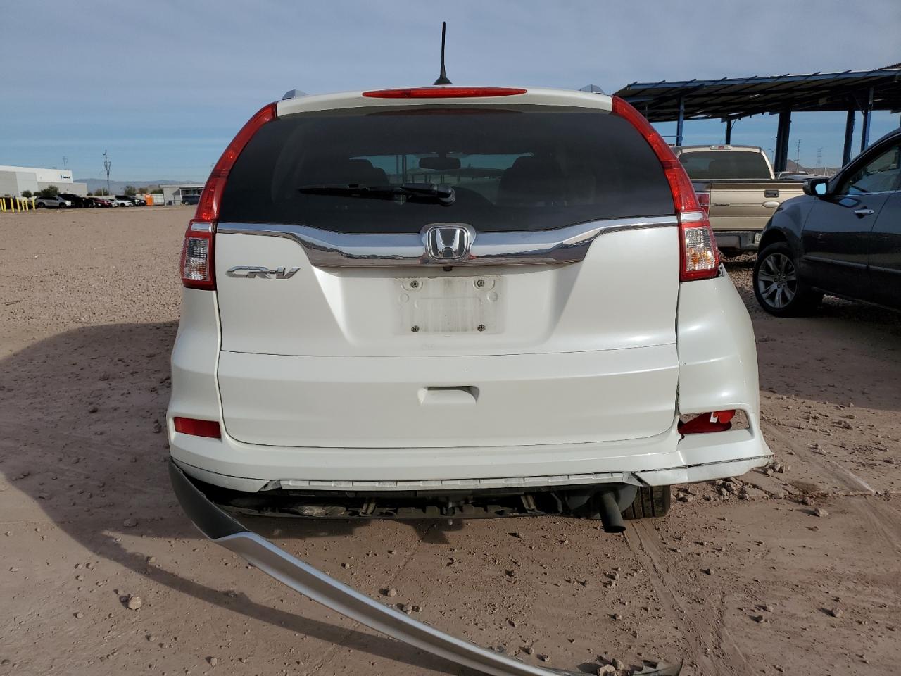 2015 Honda CR-V VIN 5J6RM3H78FL023722 Copart auction photo, rear end / side damage thumbnail 6