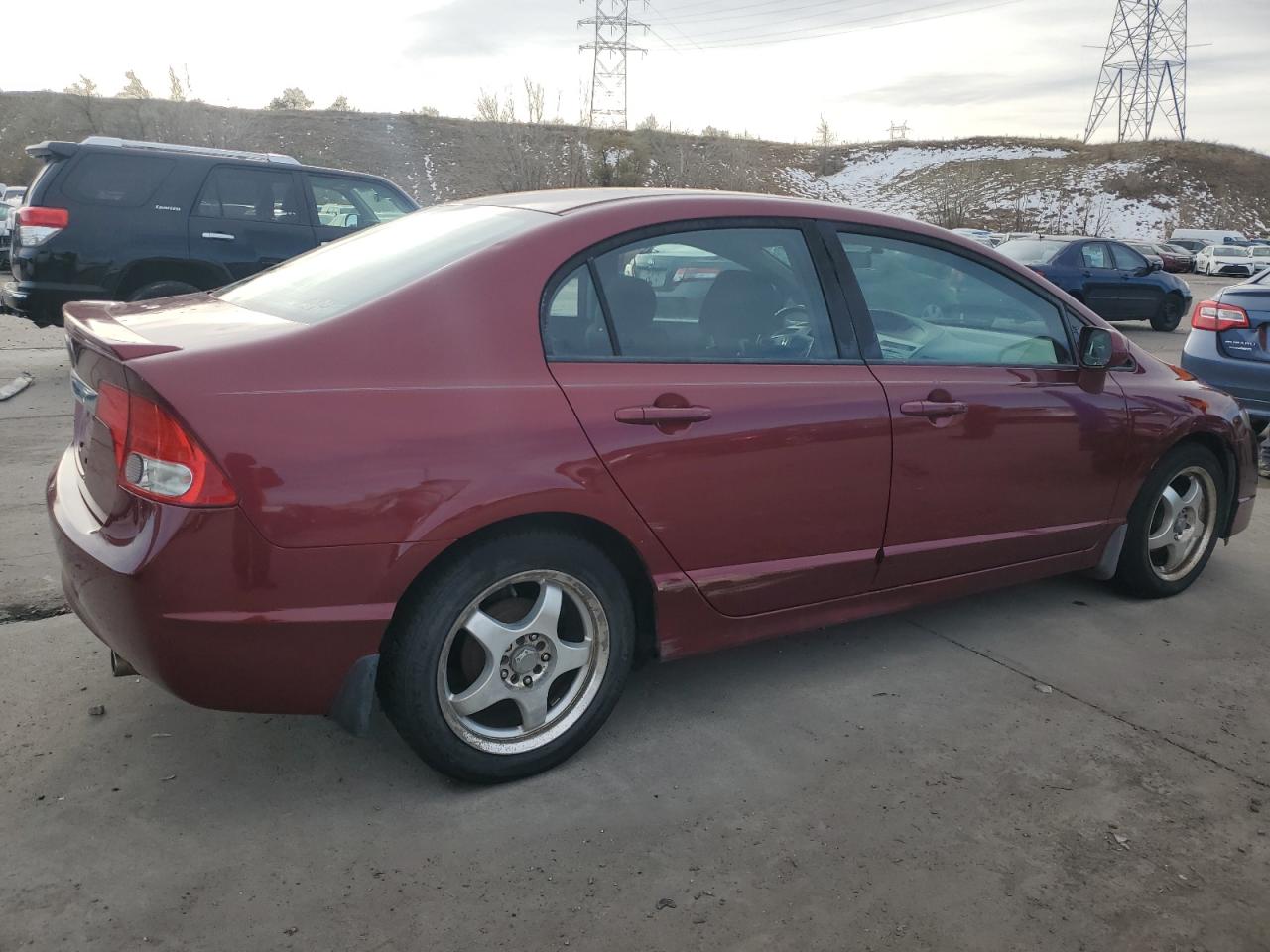 2011 Honda Civic VIN 19XFA1F66BE008638 Copart auction photo, hail / side damage thumbnail 3