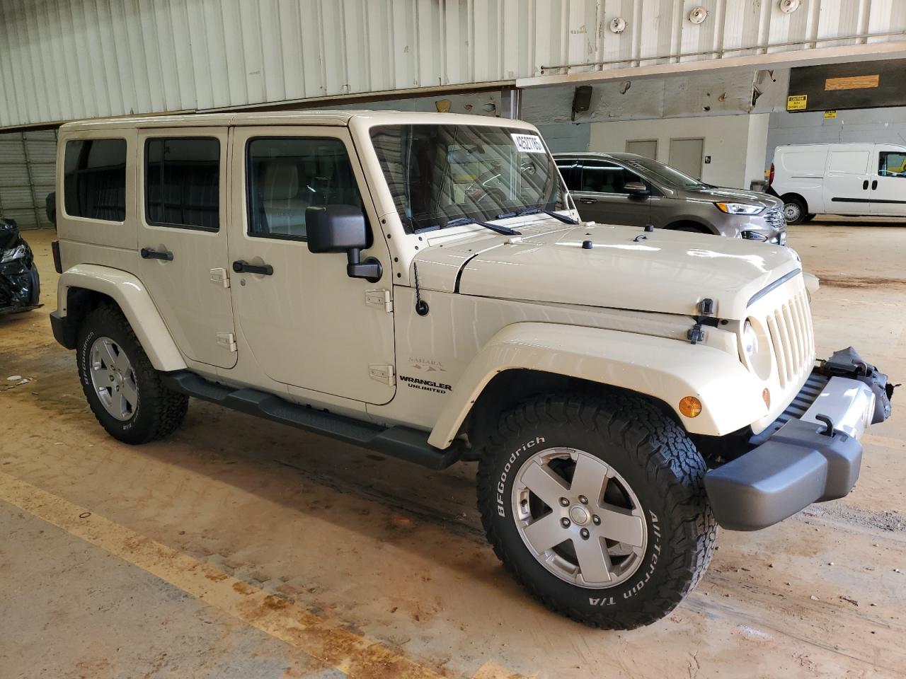 2011 Jeep Wrangler VIN 1J4BA5H16BL633498 Copart auction photo, front end / rear end damage thumbnail 4
