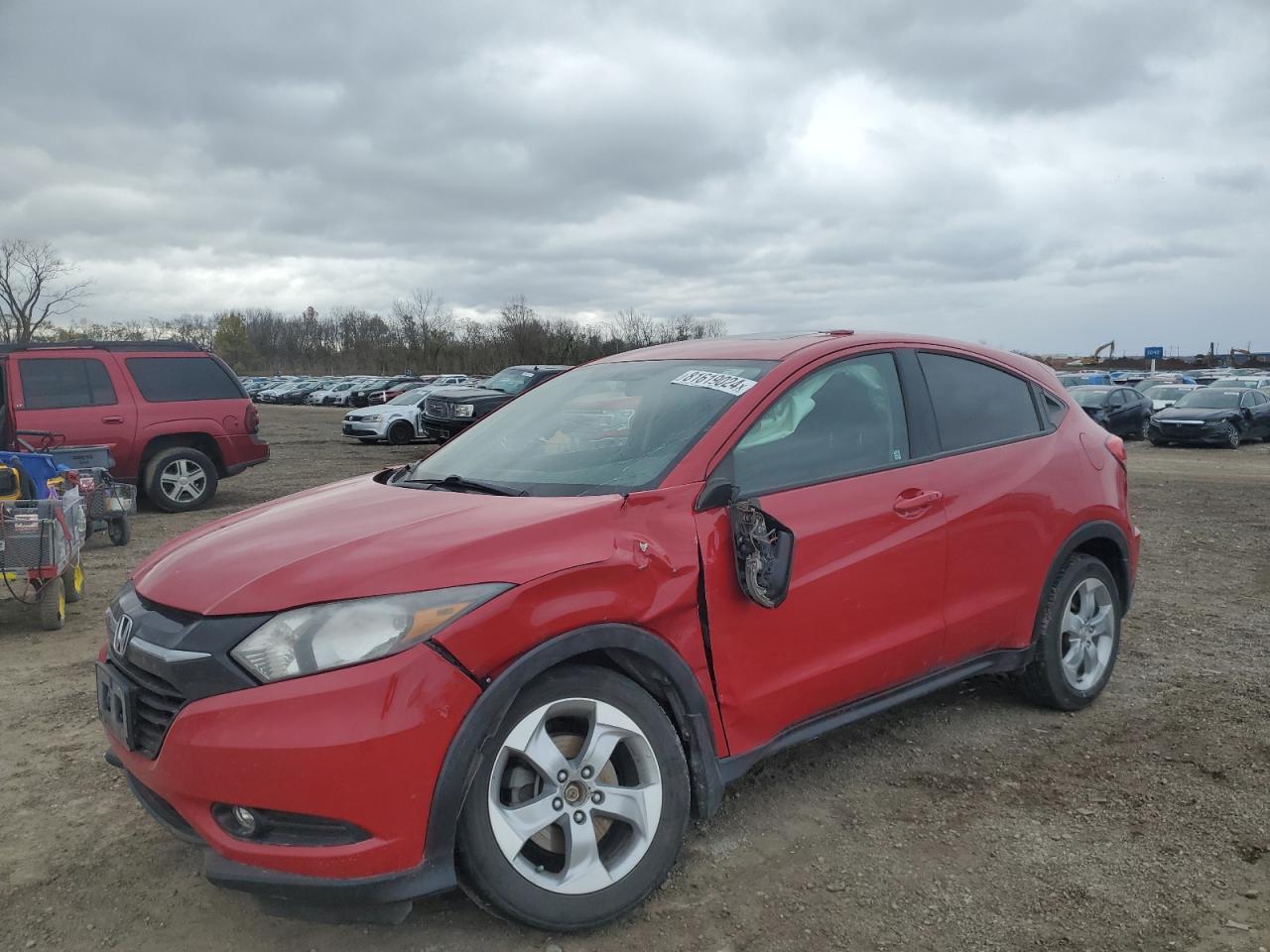 2016 Honda HR-V VIN 3CZRU6H53GM750654