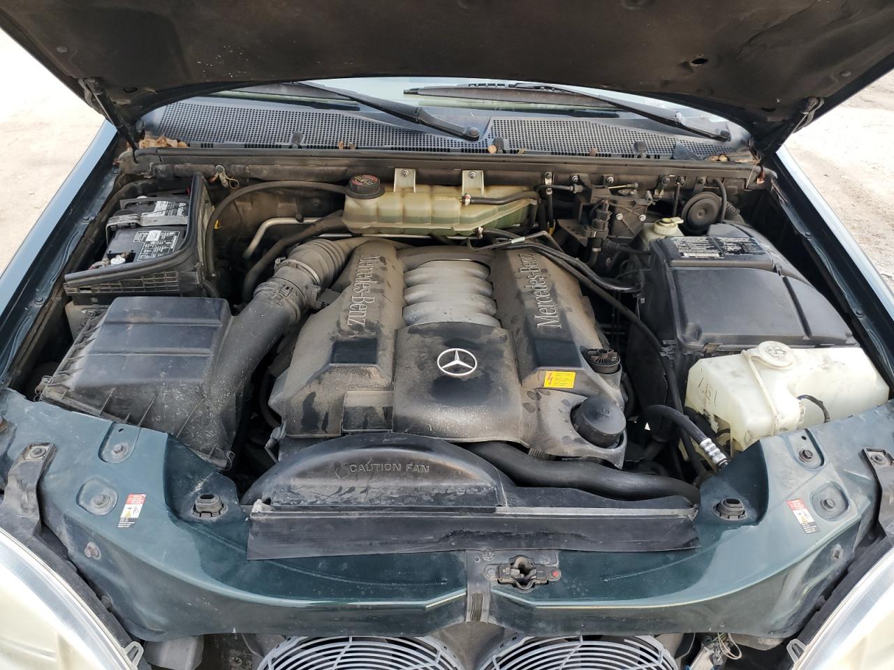 2001 Mercedes-Benz M-klasse VIN 4JGAB72E51A233590 Copart auction photo, rear end / front end damage thumbnail 13