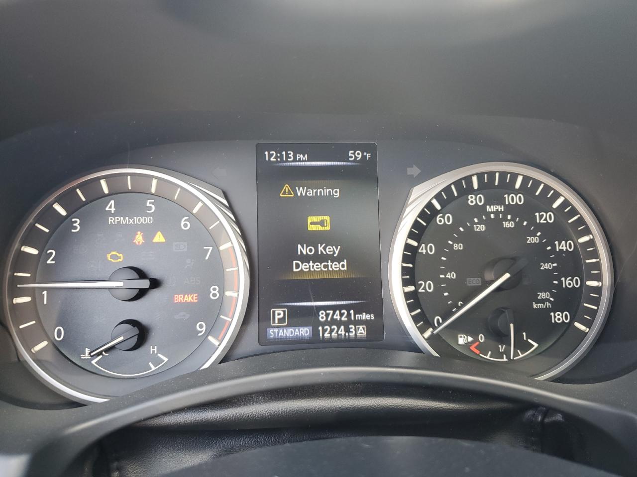 2018 Infiniti Q50 VIN JN1EV7AP9JM359710 Copart auction photo, rear end / water/flood damage thumbnail 9