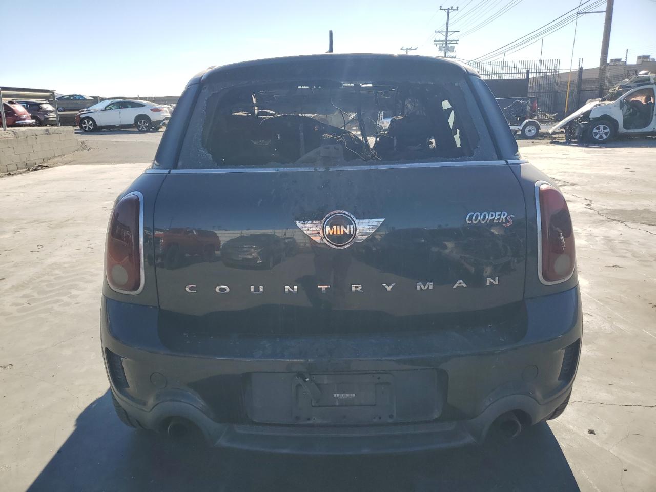 2016 MINI Cooper VIN WMWZC3C52GWT10386 Copart auction photo, burn / missing/altered vin damage thumbnail 6