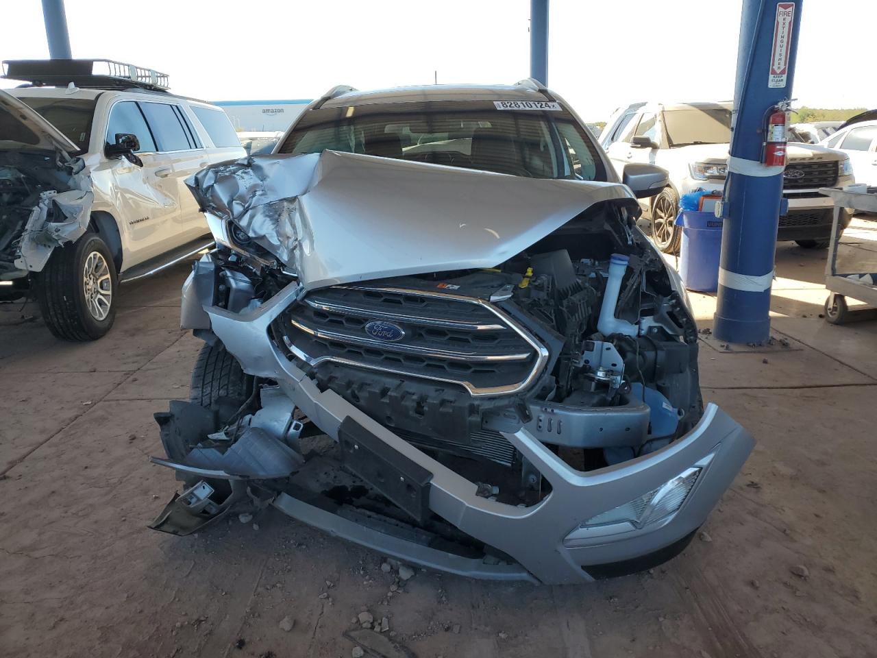 2021 Ford EcoSport VIN MAJ6S3KL2MC425159 Copart auction photo, front end / side damage thumbnail 5