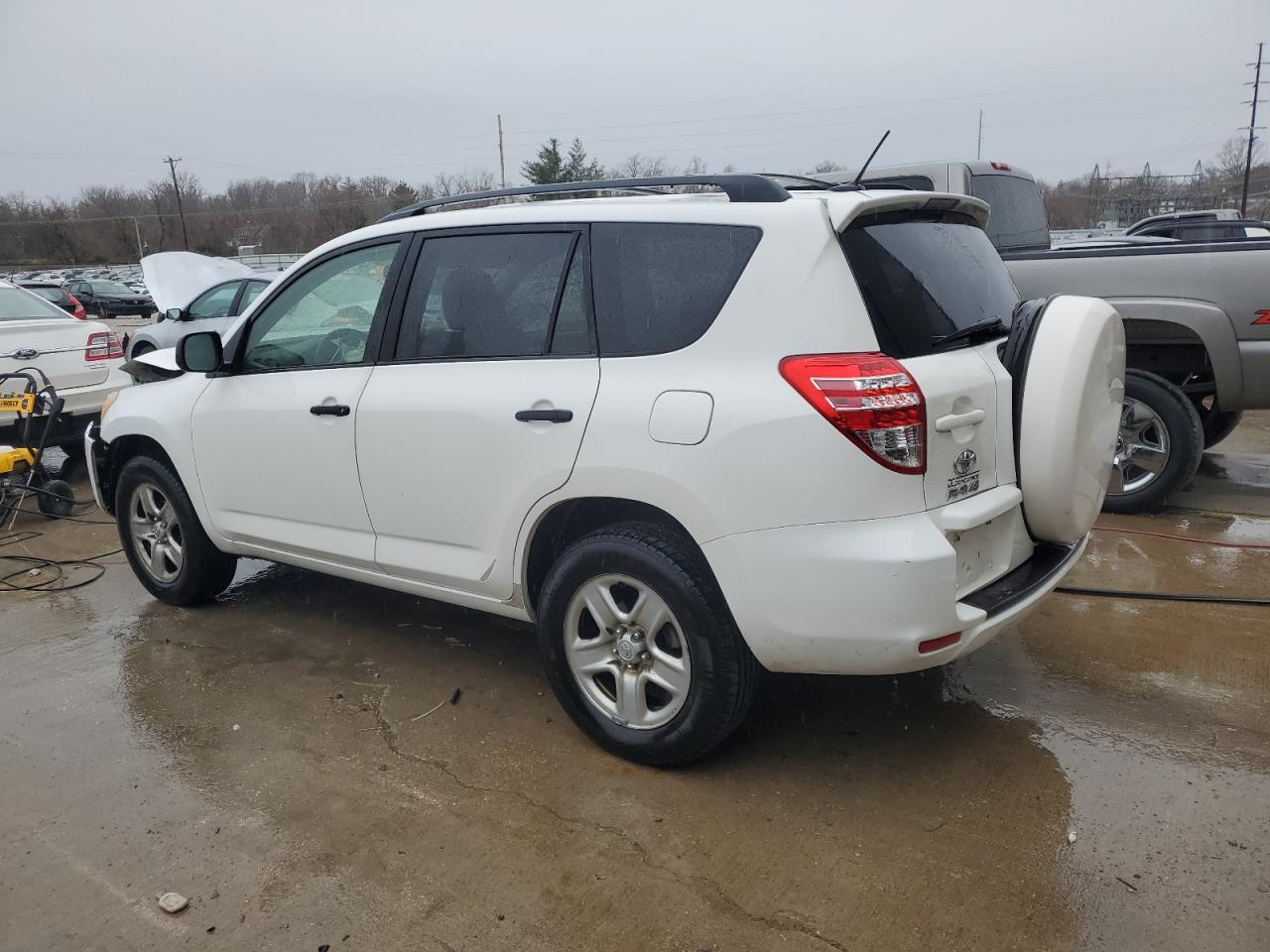 2011 Toyota RAV 4 VIN JTMZF4DV1BD030736 Copart auction photo, front end / rear end damage thumbnail 2
