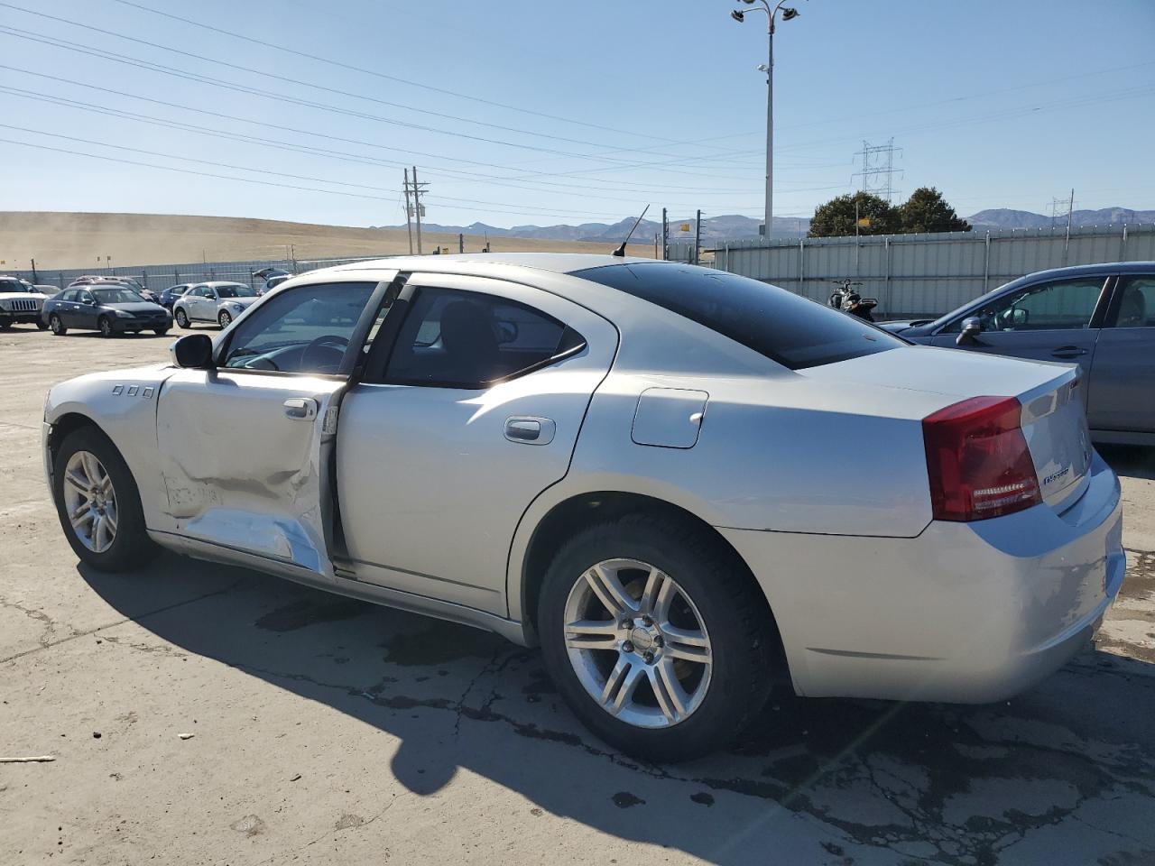 2008 Dodge Charger VIN 2B3KA43R58H153845 Copart auction photo, side / hail damage thumbnail 2