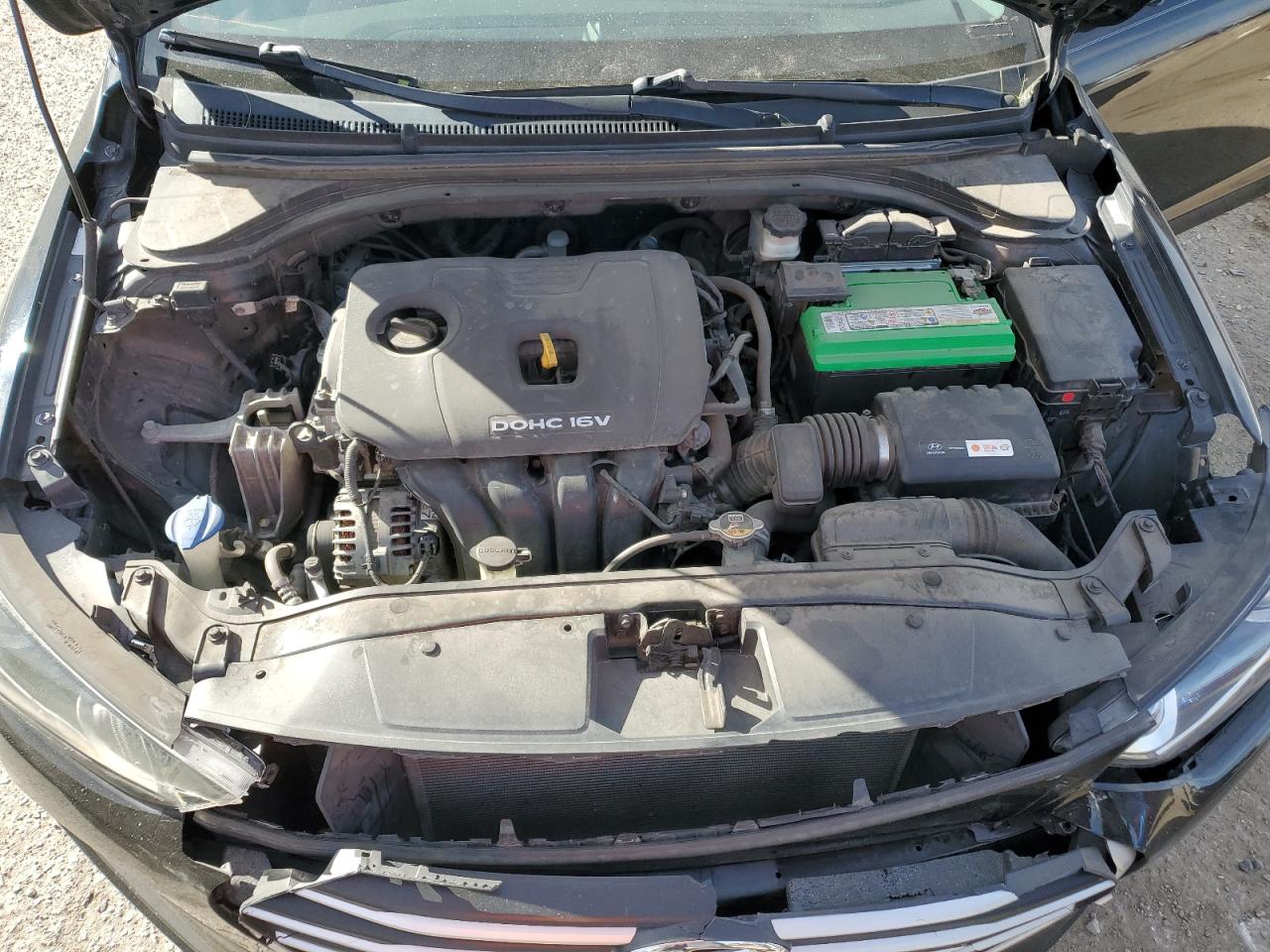 2017 Hyundai Elantra VIN KMHD74LF9HU361151 Copart auction photo, front end damage thumbnail 11