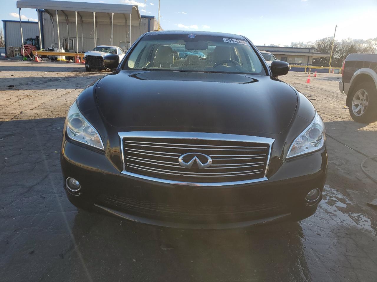 2013 Infiniti M VIN JN1BY1APXDM513132 Copart auction photo, side / rear end damage thumbnail 5