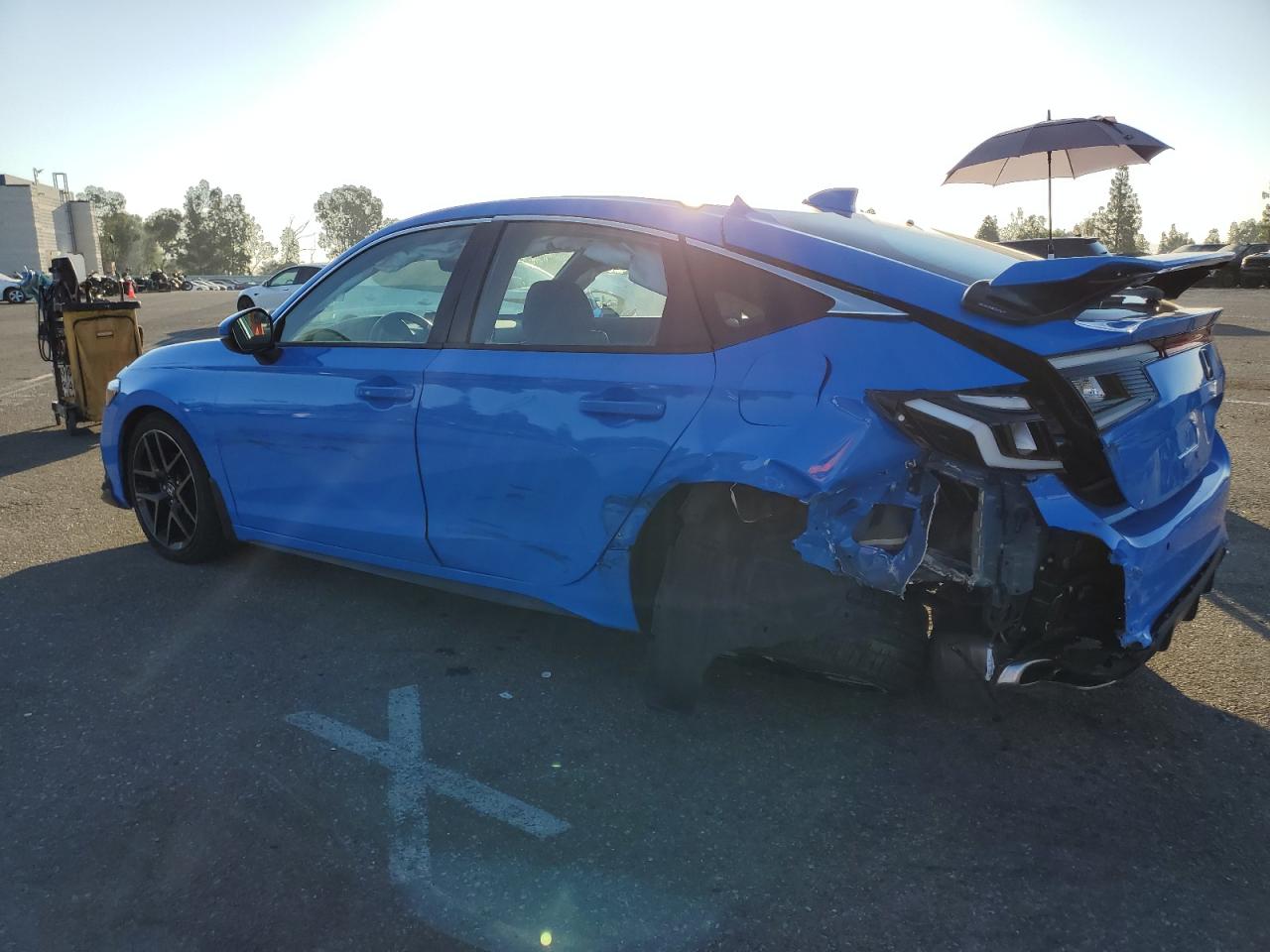 2022 Honda Civic VIN 19XFL1H89NE008243 Copart auction photo, all over damage thumbnail 2
