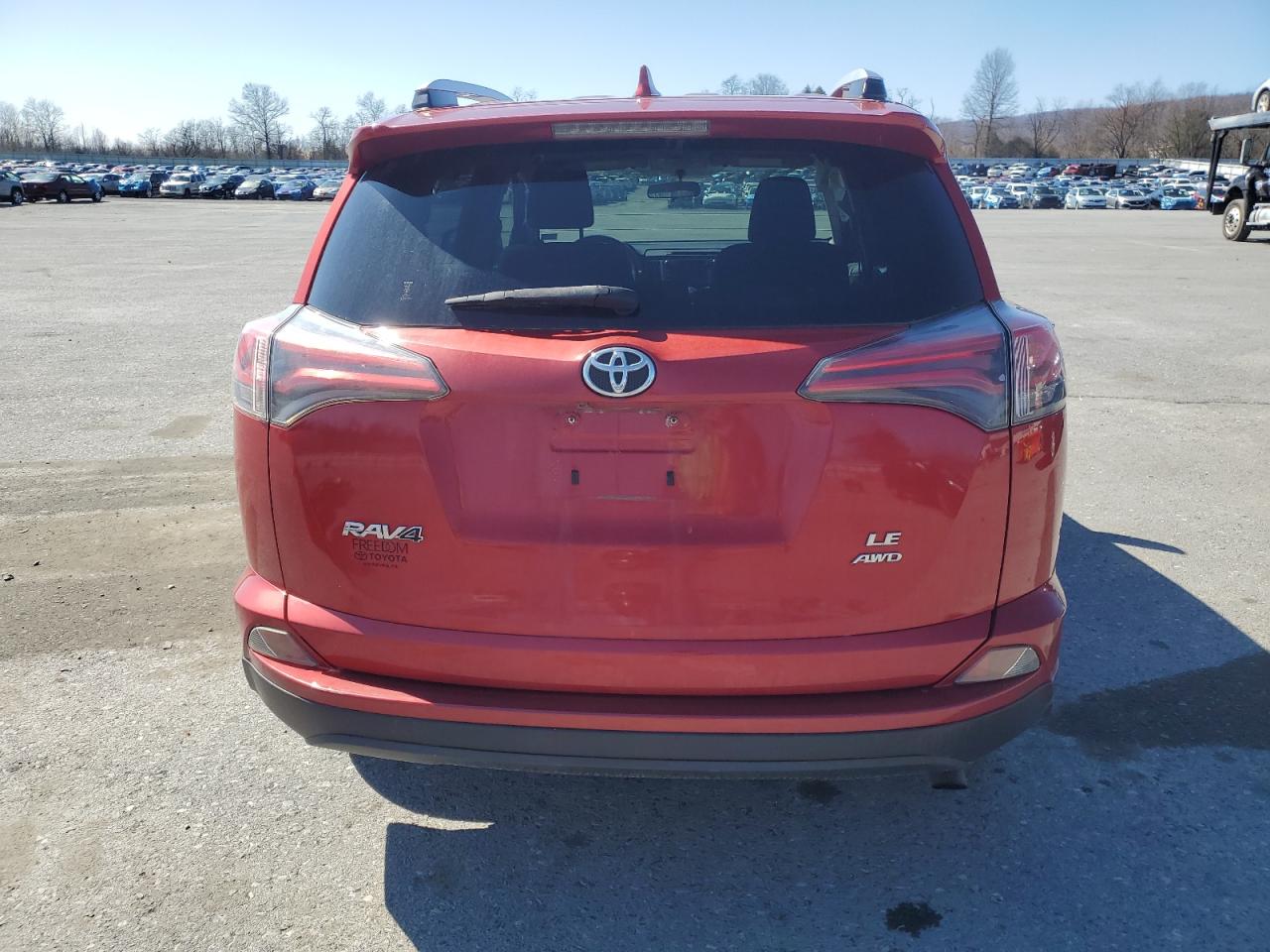 2016 Toyota RAV 4 VIN JTMBFREV4GJ097465 Copart auction photo, front end / minor dent/scratches damage thumbnail 6