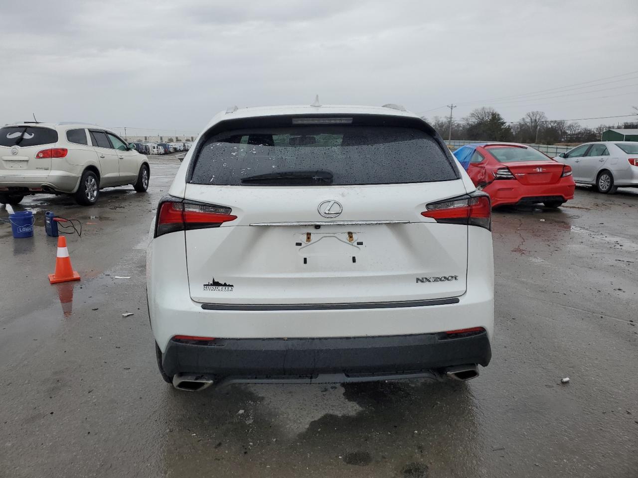 2017 Lexus NX VIN JTJBARBZ8H2115660 Copart auction photo, front end damage thumbnail 6