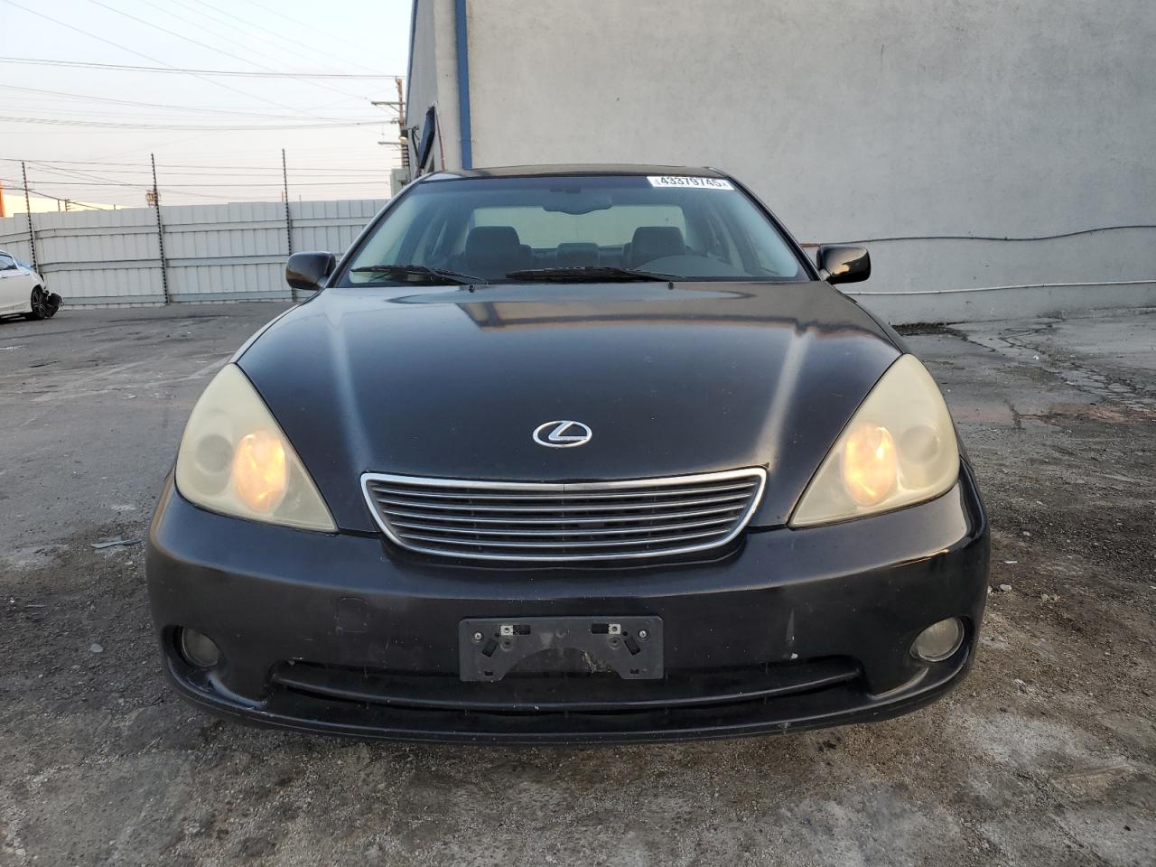 2005 Lexus ES VIN JTHBA30G555140333 Copart auction photo, rear end damage thumbnail 5
