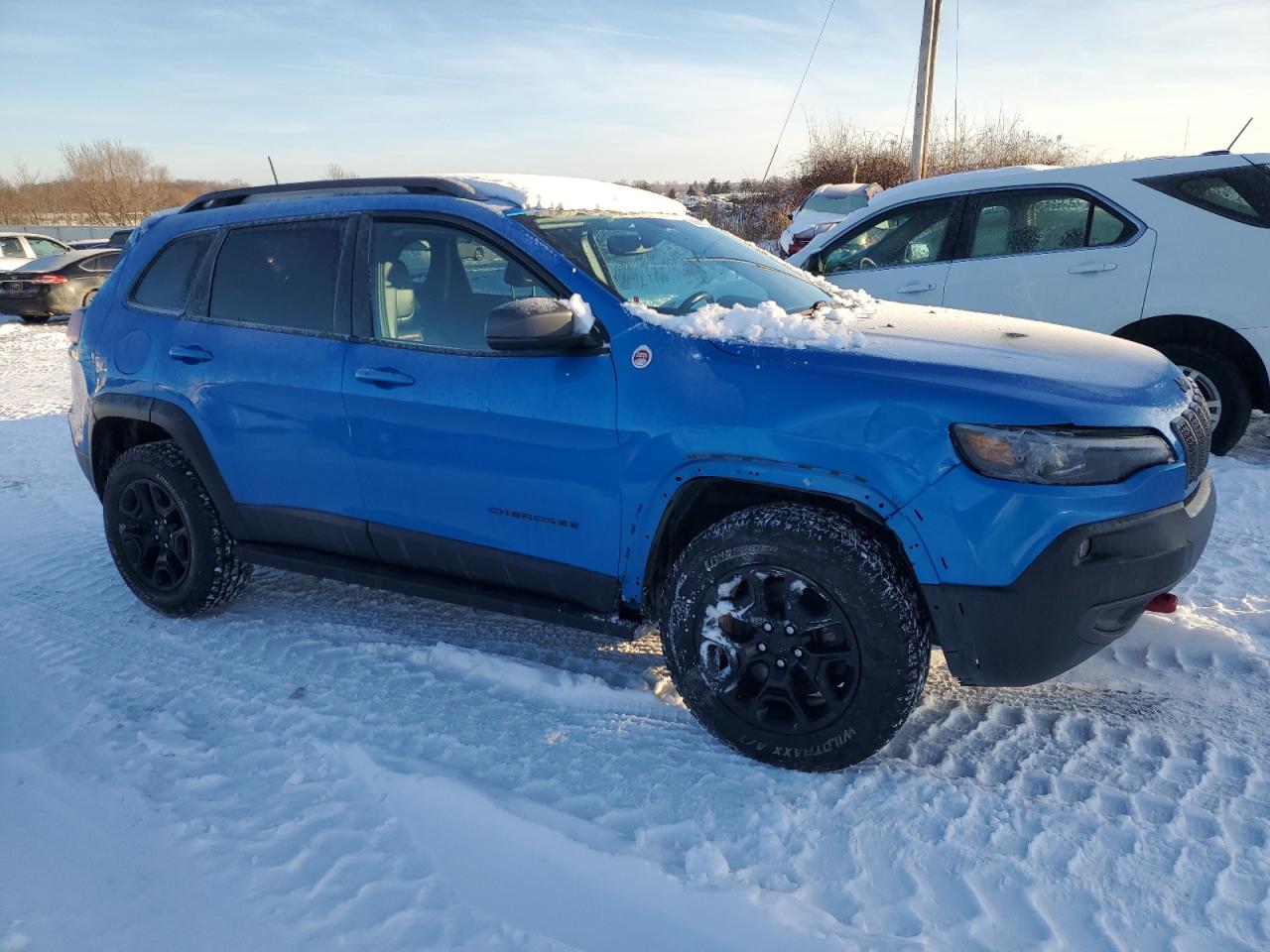 2019 Jeep Cherokee VIN 1C4PJMBN7KD281186 Copart auction photo, front end damage thumbnail 4
