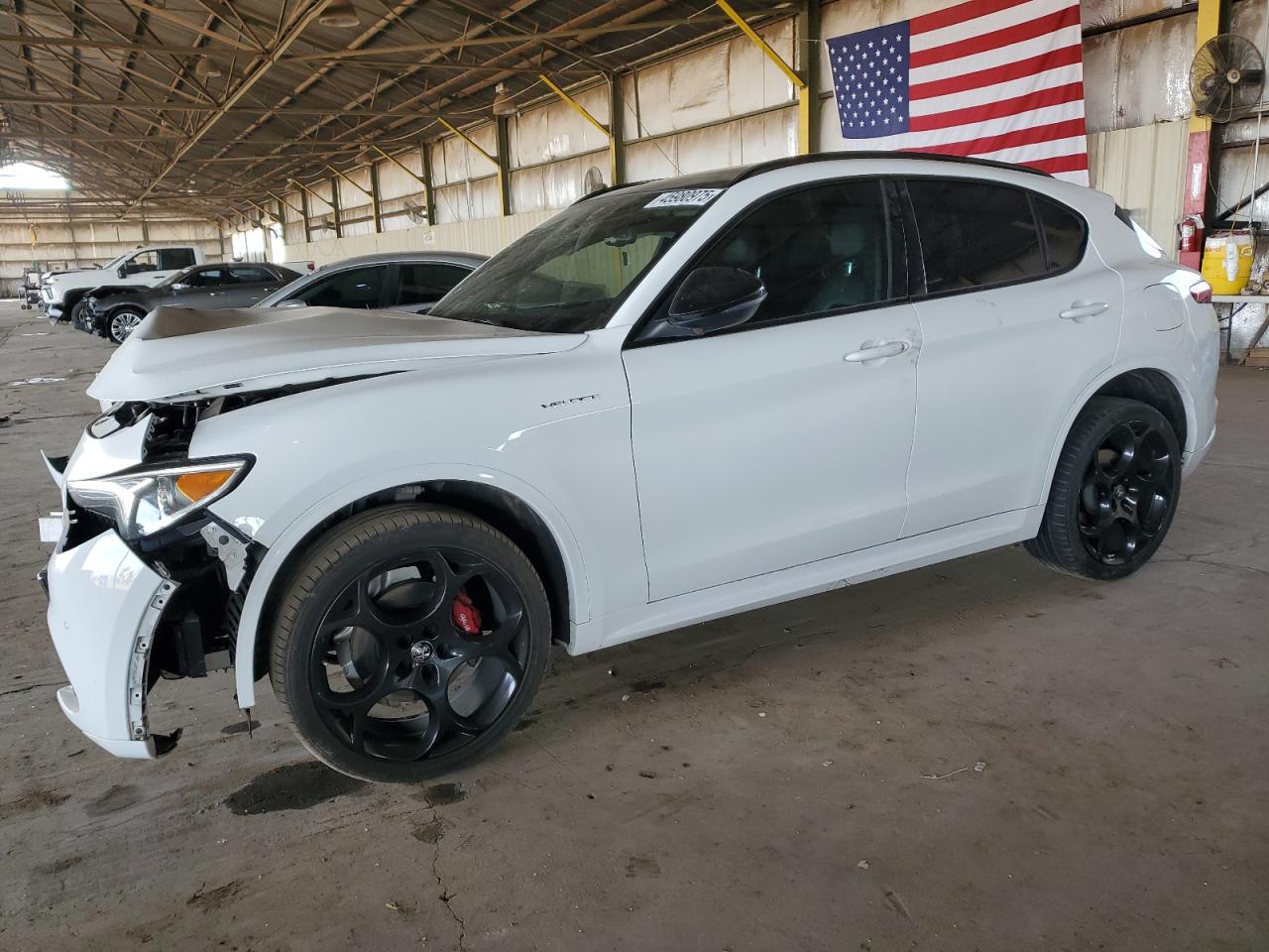 2022 Alfa Romeo Stelvio VIN ZASPAKBN7N7D25427