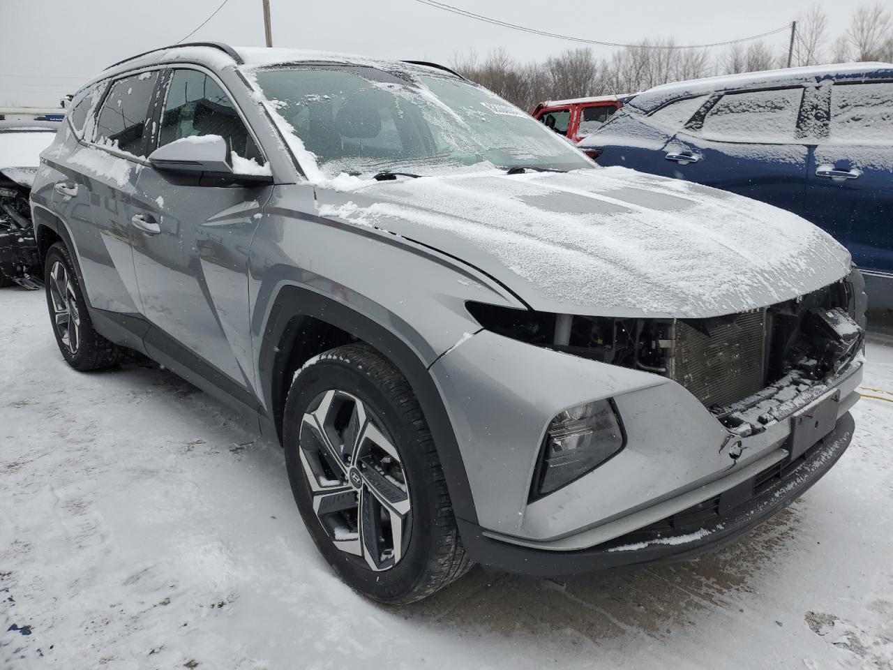 2022 Hyundai Tucson VIN KM8JFCA15NU021756 Copart auction photo, front end damage thumbnail 4
