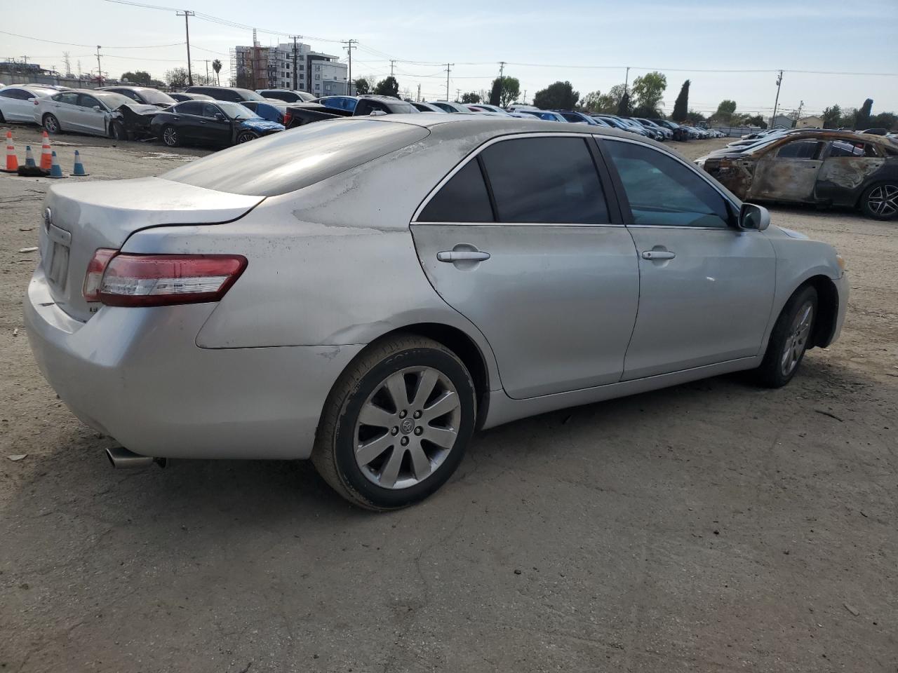 2010 Toyota Camry VIN 4T1BF3EK3AU012815 Copart auction photo, side / undercarriage damage thumbnail 3