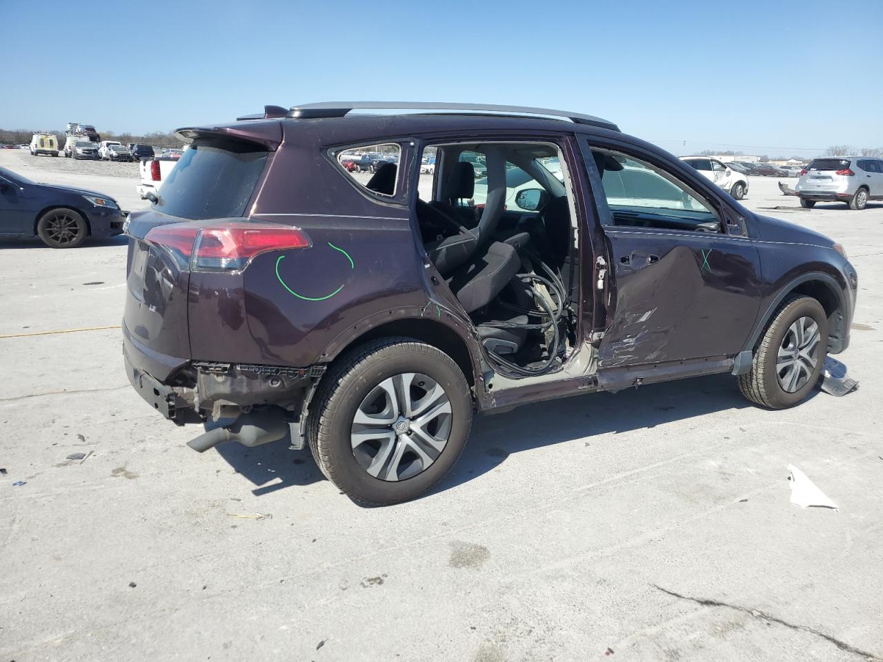 2017 Toyota RAV 4 VIN 2T3ZFREV9HW392353 Copart auction photo, side damage thumbnail 3