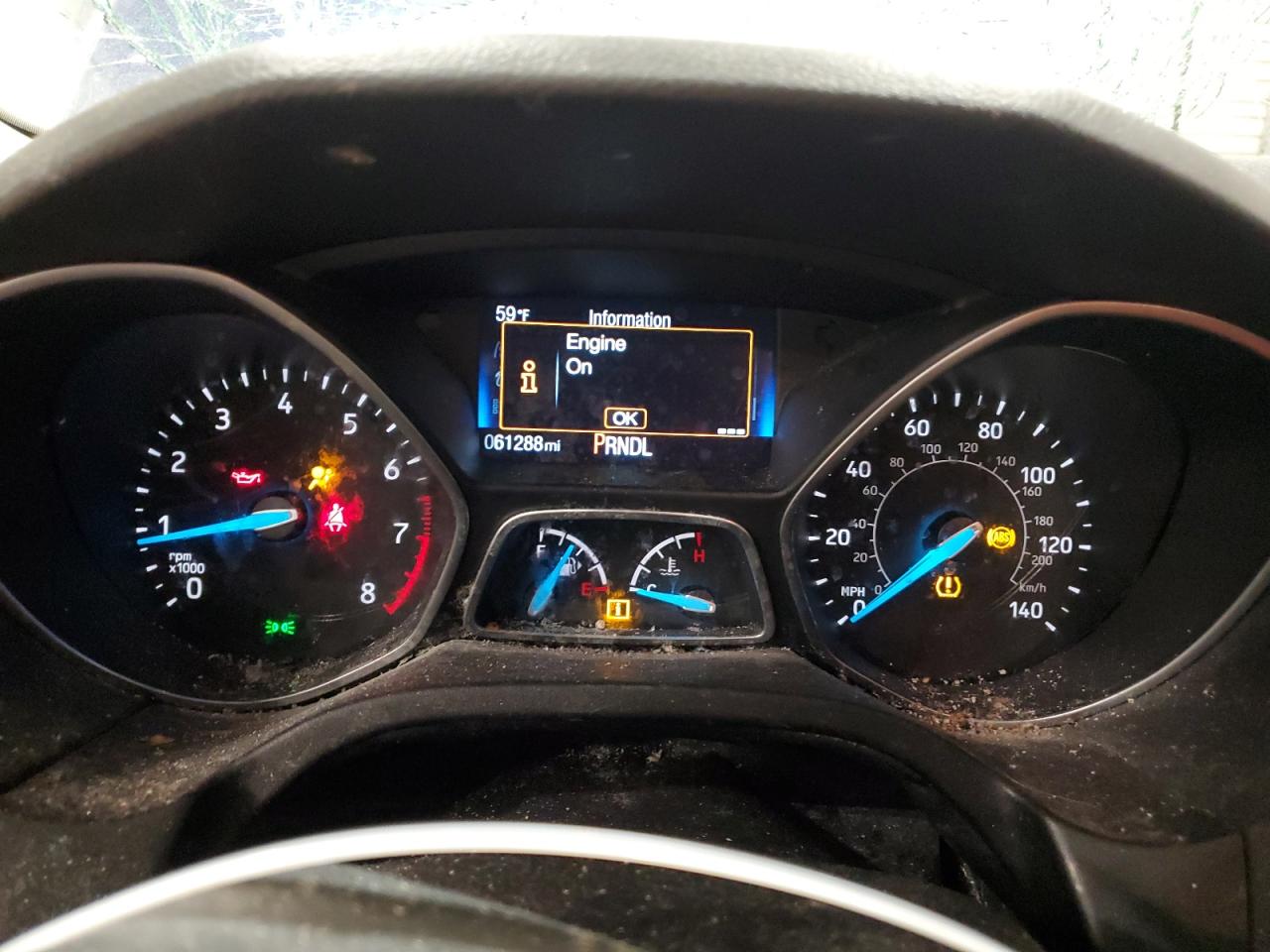 2018 Ford Focus VIN 1FADP3F22JL221340 Copart auction photo, front end damage thumbnail 9