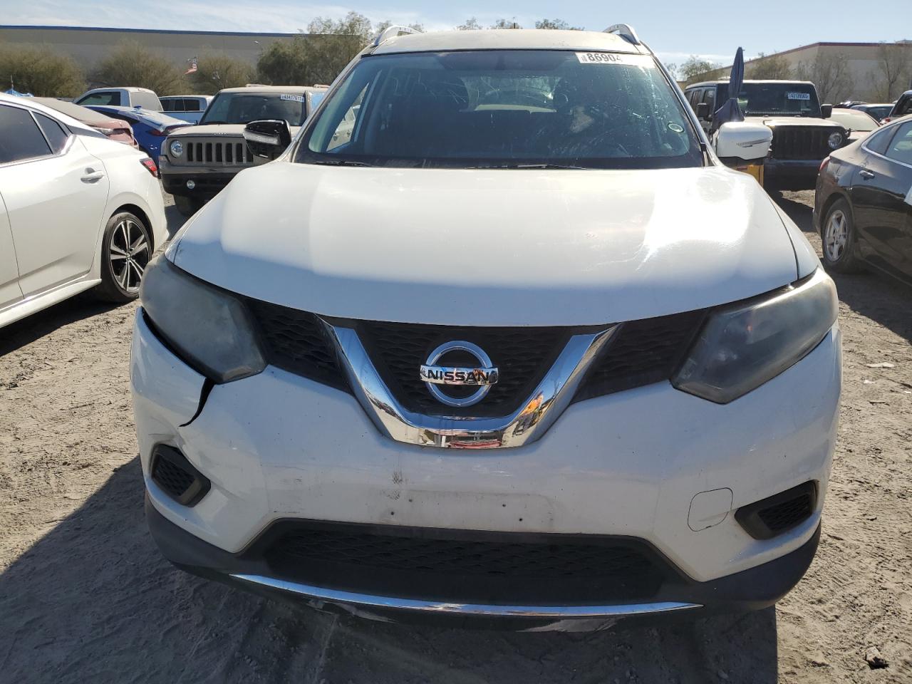 2015 Nissan Rogue VIN KNMAT2MT7FP571979 Copart auction photo, vandalism damage thumbnail 5