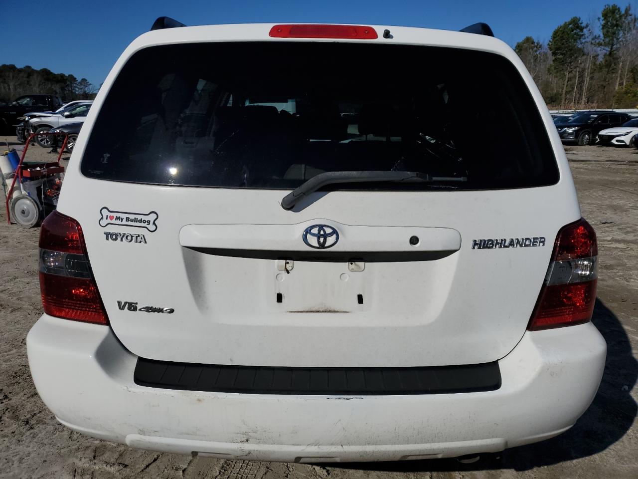 2006 Toyota Highlander VIN JTEEP21A660152910 Copart auction photo, mechanical / front end damage thumbnail 6
