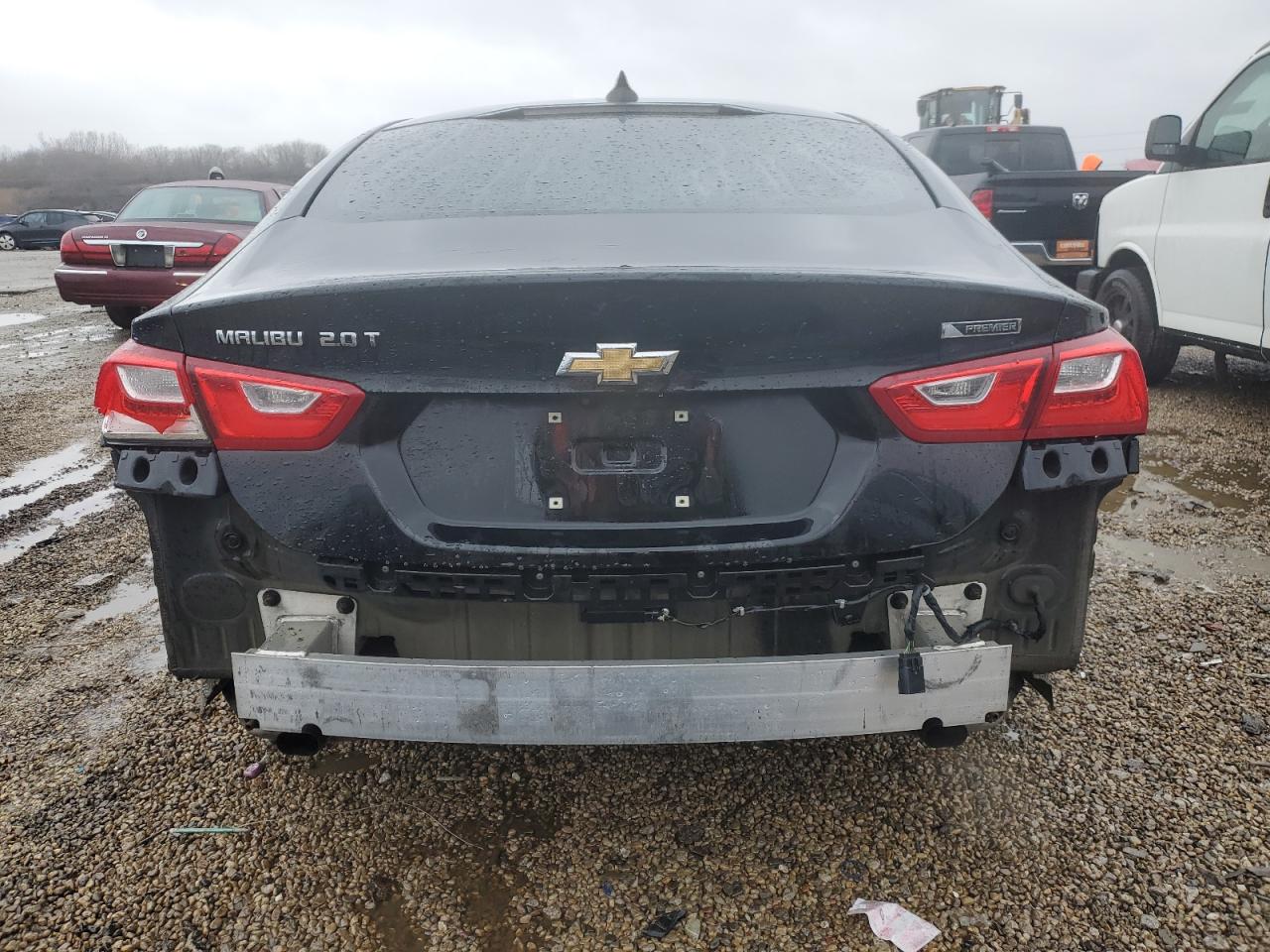 2018 Chevrolet Malibu VIN 1G1ZE5SX9JF102596 Copart auction photo, all over / side damage thumbnail 6