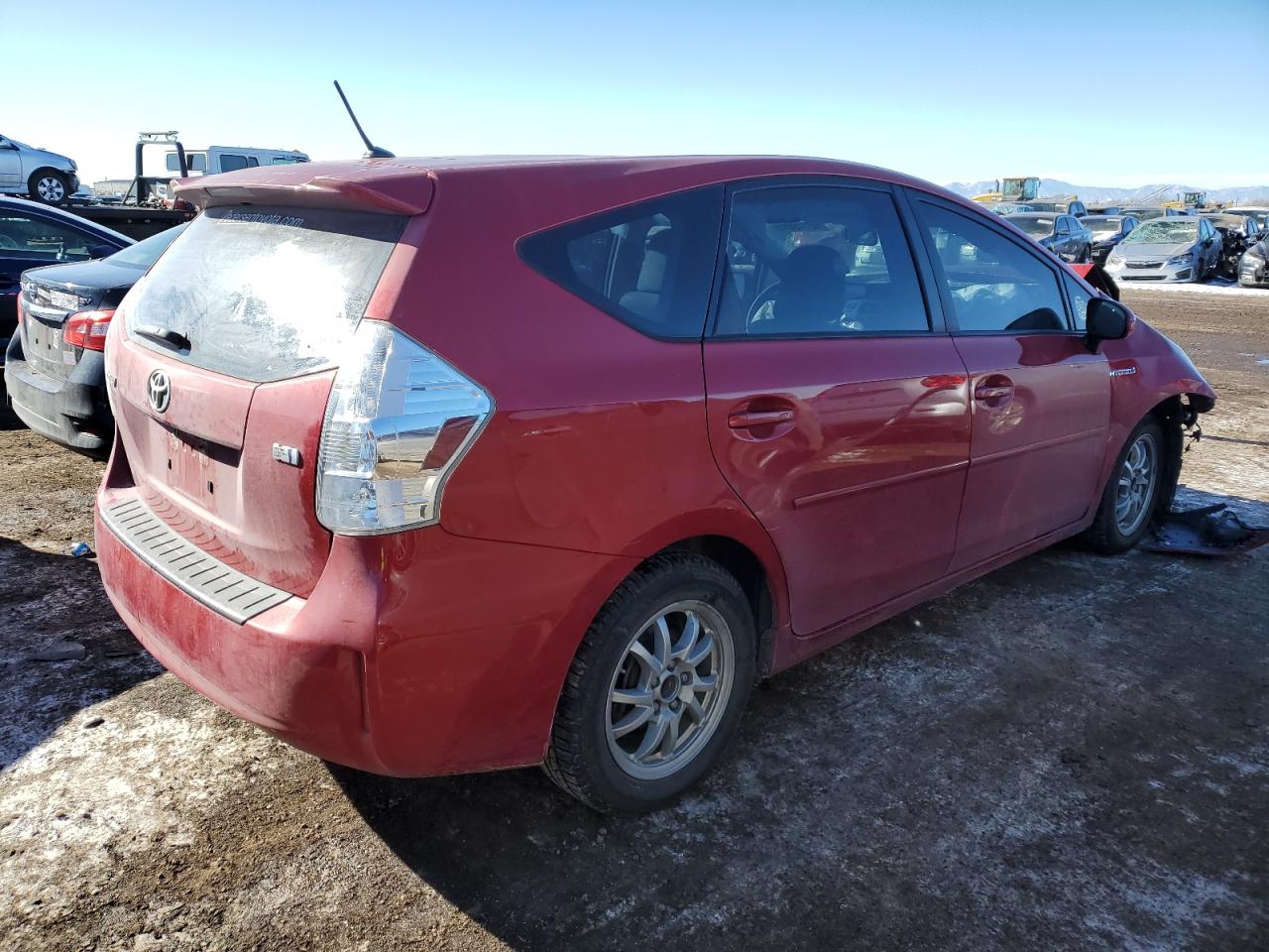 2014 Toyota Prius VIN JTDZN3EU8E3324535 Copart auction photo, front end damage thumbnail 3