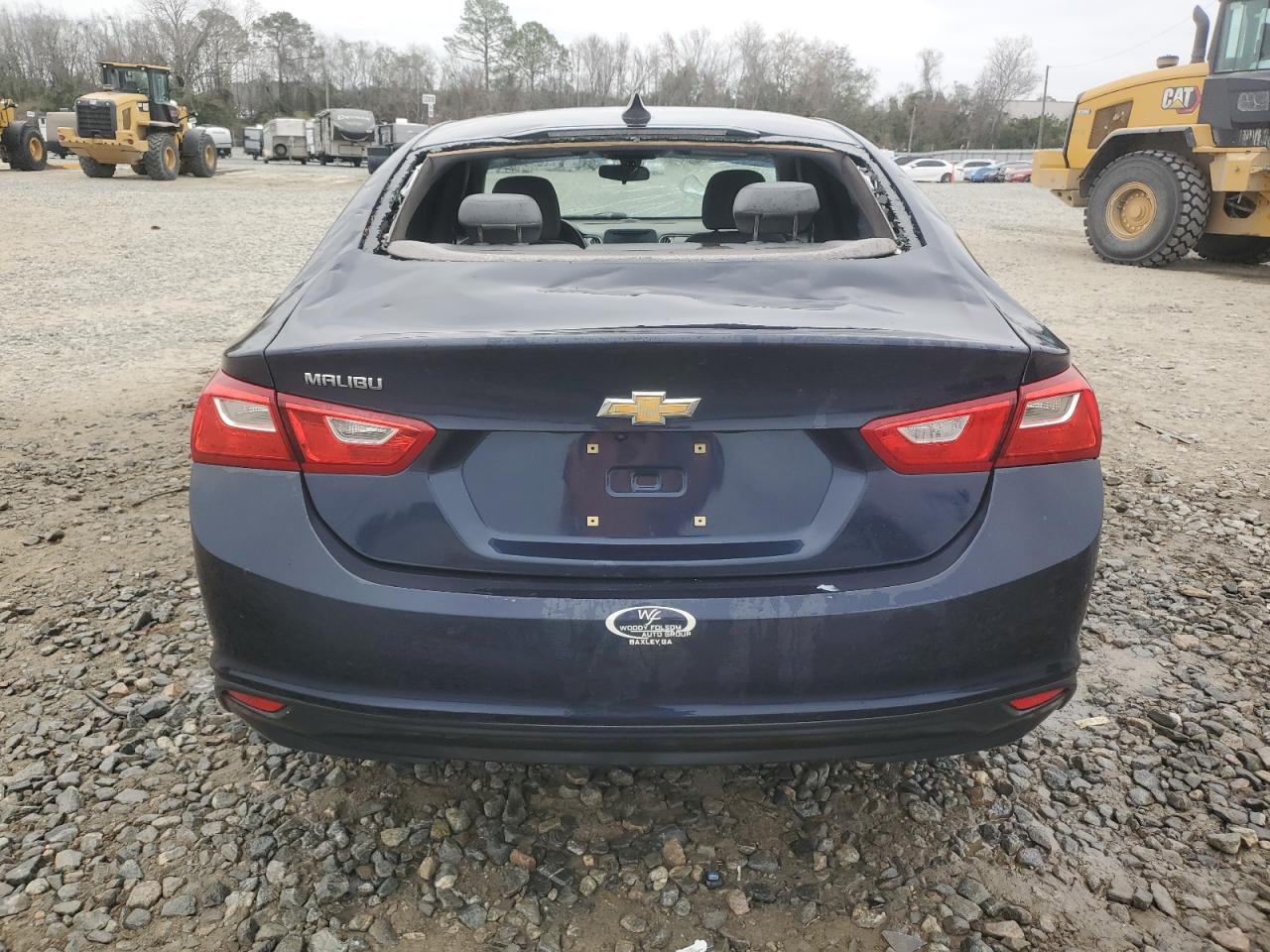 2017 Chevrolet Malibu VIN 1G1ZB5ST2HF136685 Copart auction photo, side / rear end damage thumbnail 6