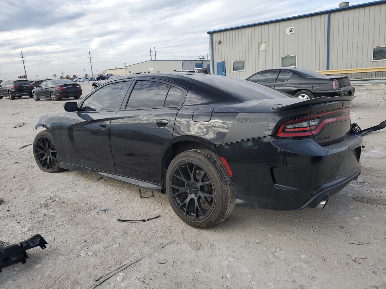 2017 Dodge Charger VIN 2C3CDXCT0HH532814 Copart auction photo, front end / side damage thumbnail 2
