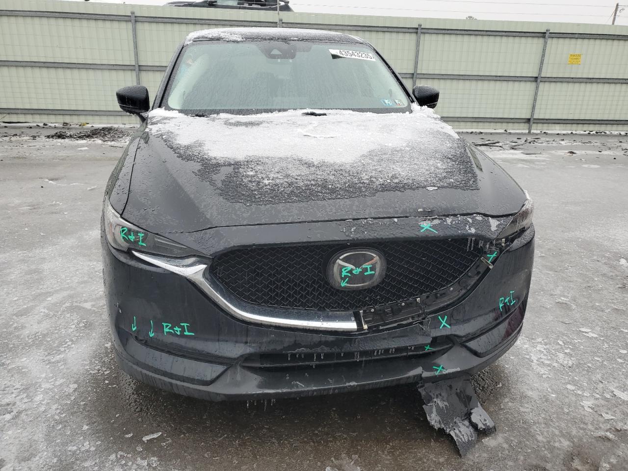 2018 Mazda CX-5 VIN JM3KFBDM4J0314968 Copart auction photo, side / front end damage thumbnail 5