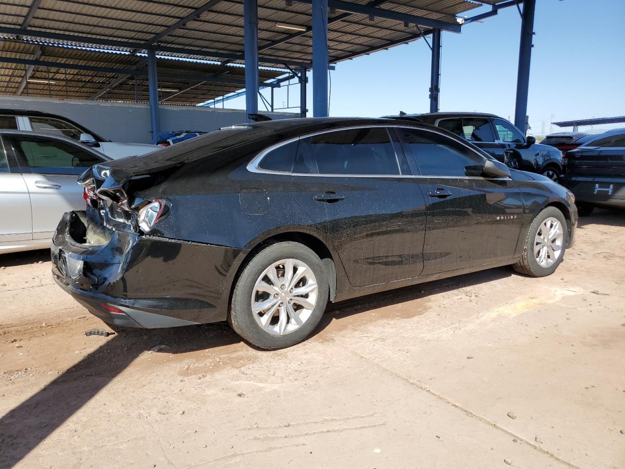 2019 Chevrolet Malibu VIN 1G1ZD5ST8KF163178 Copart auction photo, rear end damage thumbnail 3