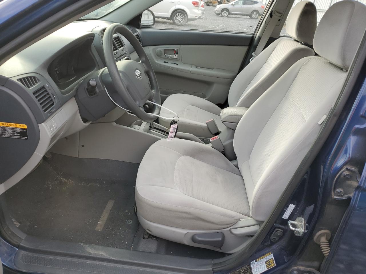 2009 KIA Spectra VIN KNAFE222195636641 Copart auction photo, front end damage thumbnail 7