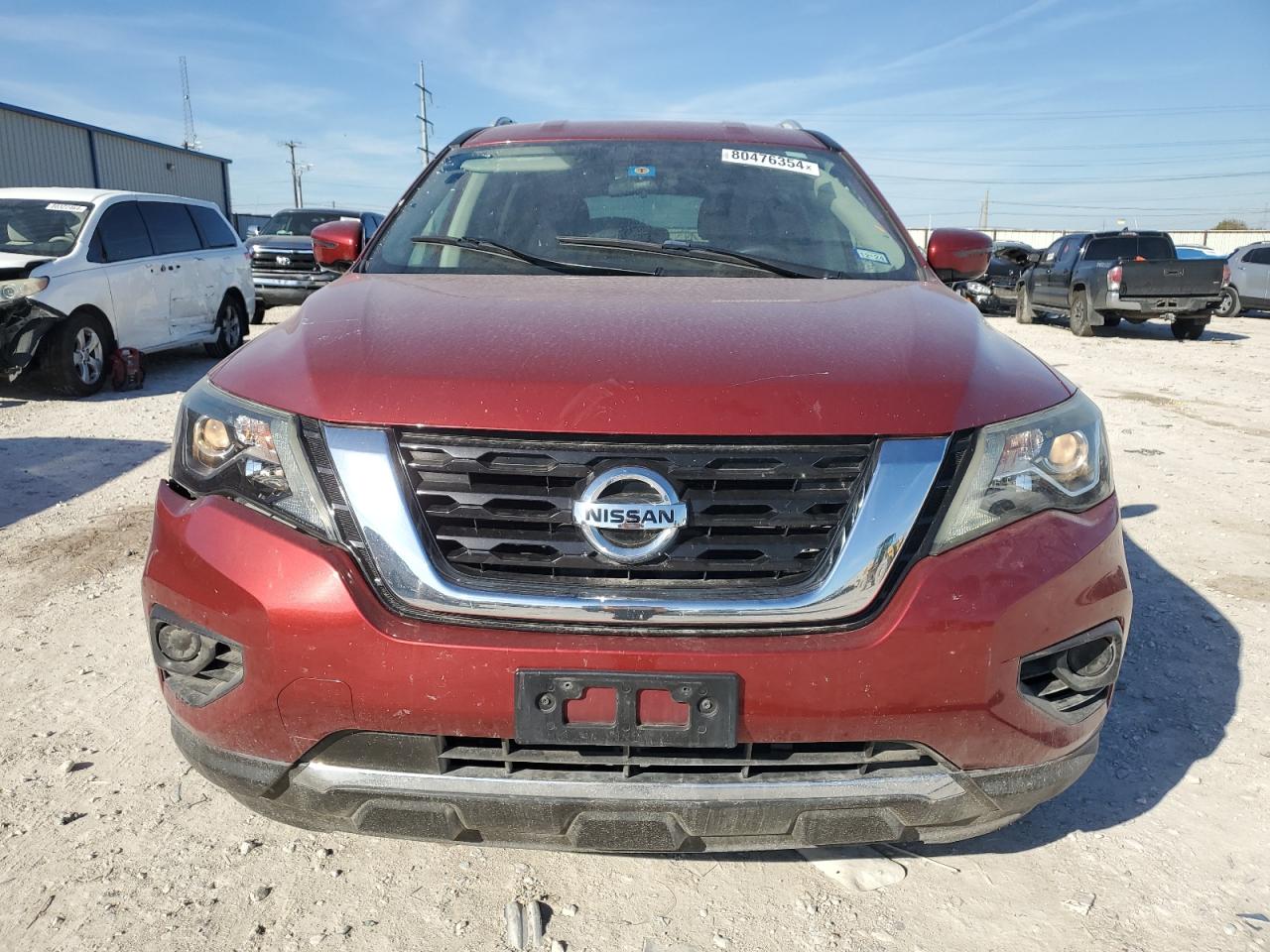 2017 Nissan Pathfinder VIN 5N1DR2MNXHC660612 Copart auction photo, side / rear end damage thumbnail 5