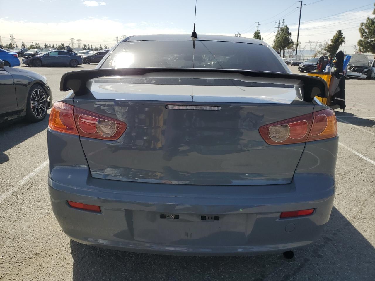 2008 Mitsubishi Lancer VIN JA3AU26U98U019289 Copart auction photo, side / rear end damage thumbnail 6