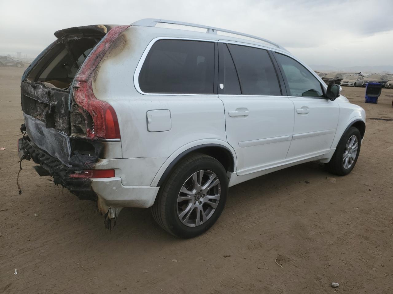 2013 Volvo XC90 VIN YV4952CY5D1638330 Copart auction photo, burn damage thumbnail 3