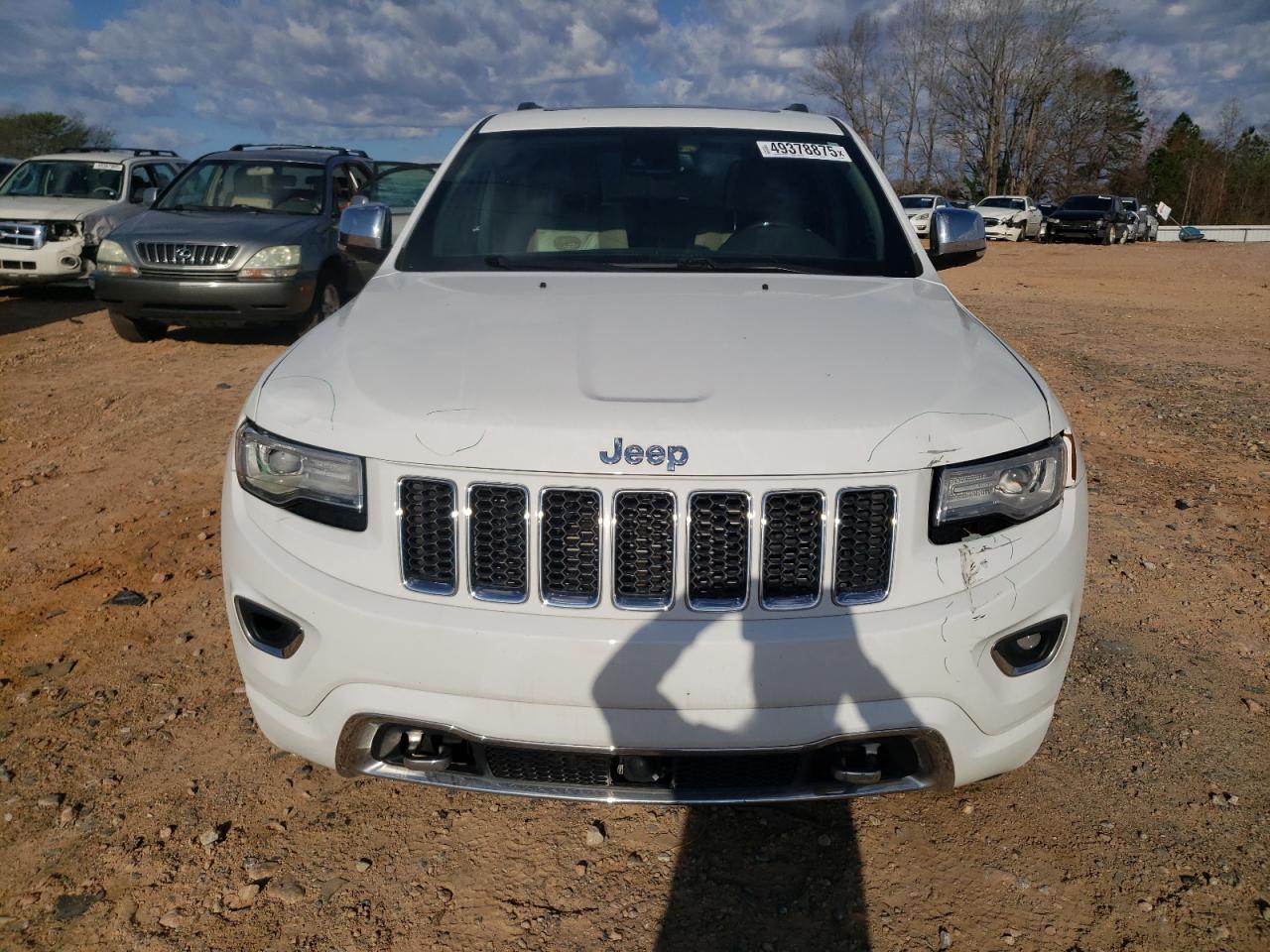 2015 Jeep Grand Cherokee VIN 1C4RJECG4FC654789 Copart auction photo, rear end / front end damage thumbnail 5