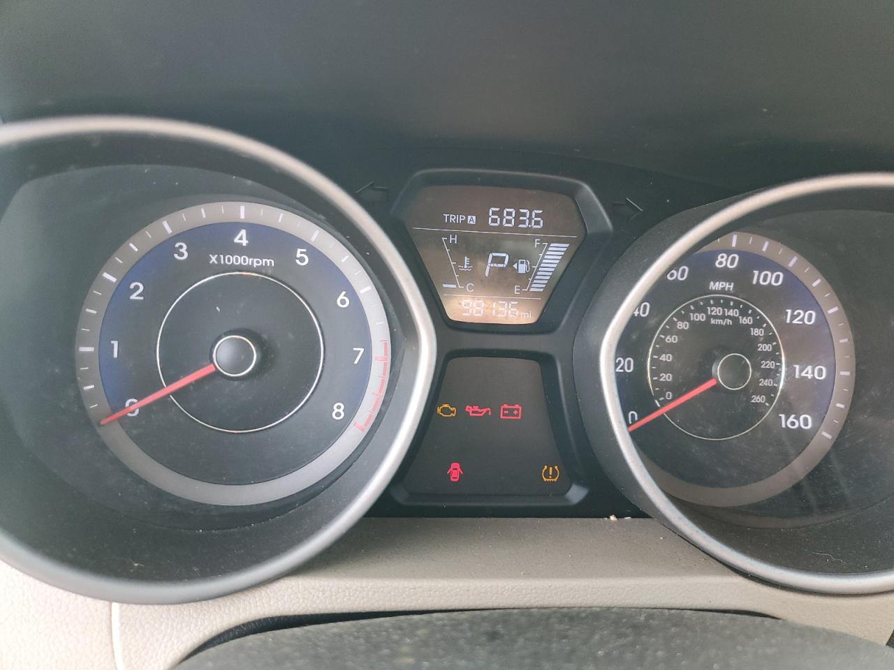 2015 Hyundai Elantra VIN KMHDH4AE8FU222262 Copart auction photo, all over damage thumbnail 9