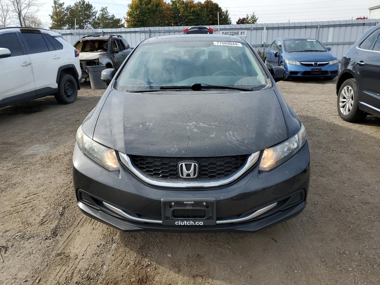 2013 Honda Civic VIN 2HGFB2F52DH044460 Copart auction photo, rear end damage thumbnail 5