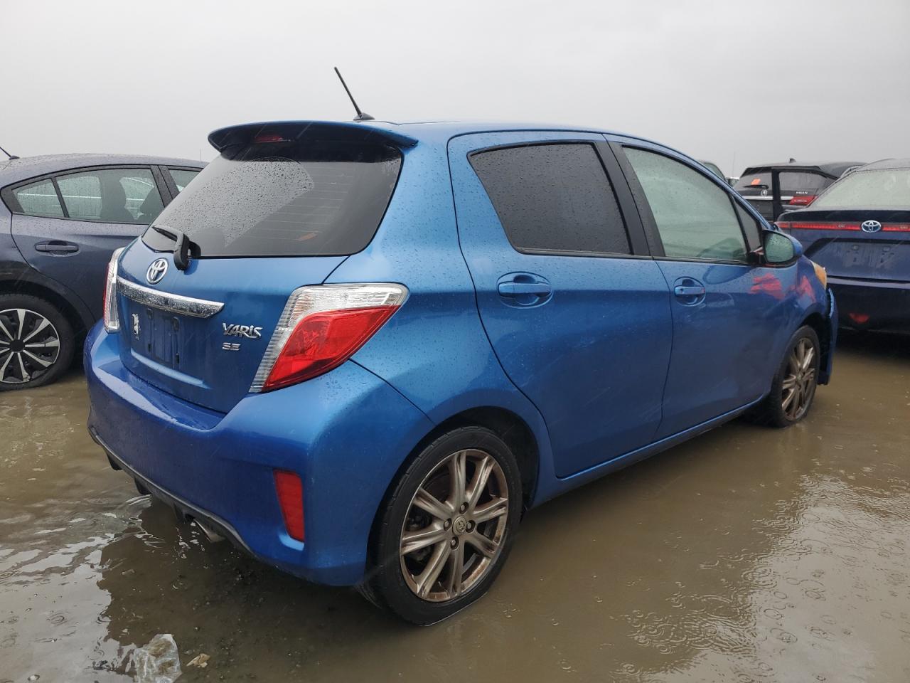 2012 Toyota Yaris VIN JTDKTUD34CD515575 Copart auction photo, front end damage thumbnail 3