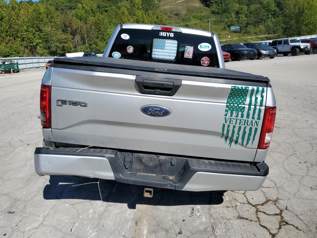 2017 Ford F-150 VIN 1FTEW1C86HFB15464 Copart auction photo, all over damage thumbnail 6